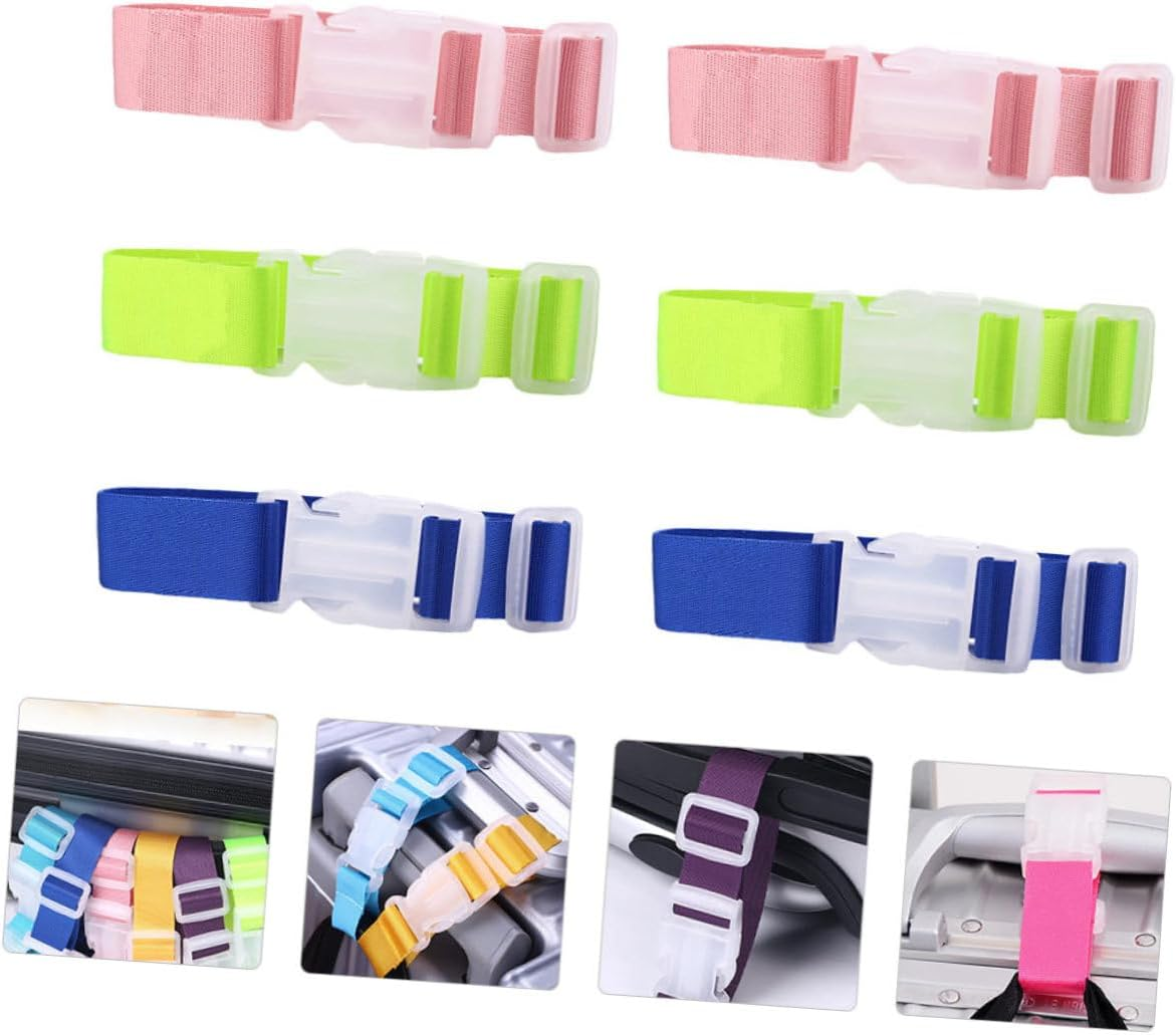 ABOOFAN 18Pcs Luggage Buckle Straps for Suitcase Luggage Hanging Buckles Belts for Travel Accessories for Plane and Travel Gear Random Color image number 6
