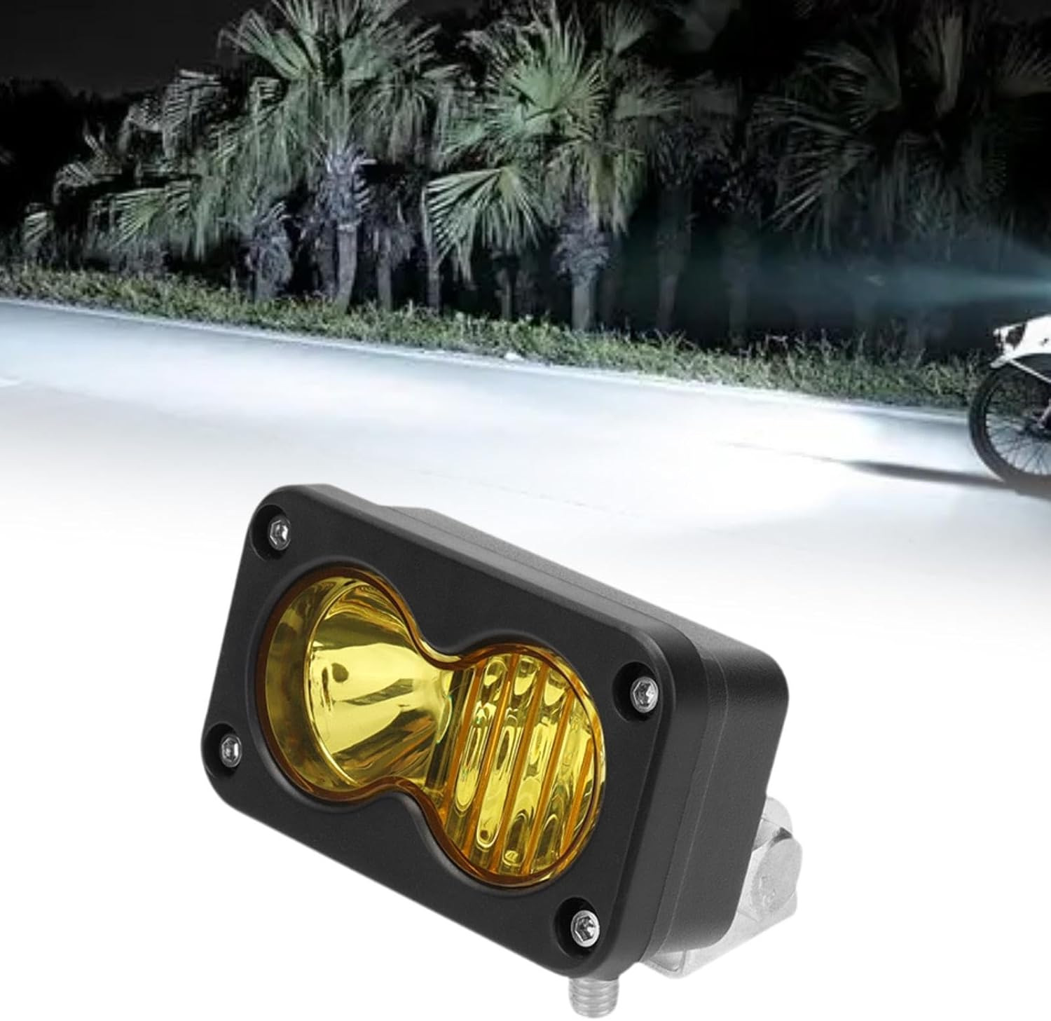 Okiyakusama LED Work Light 20W 10-50V High Performance Driving Light High Brightness for ATV Electric Scooters Car Motorcycle, White image number 2