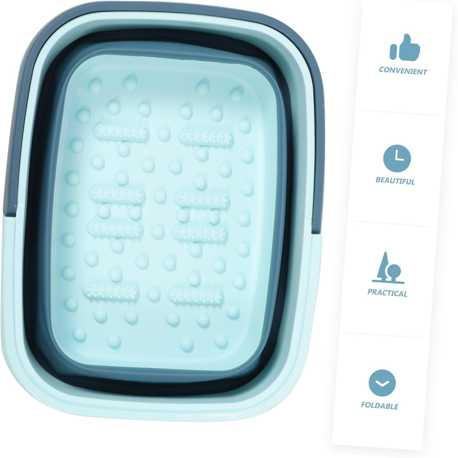 VINTORKY Portable Boys and Girls Foot Massager Spa Bath Basin Spar Bath Massager