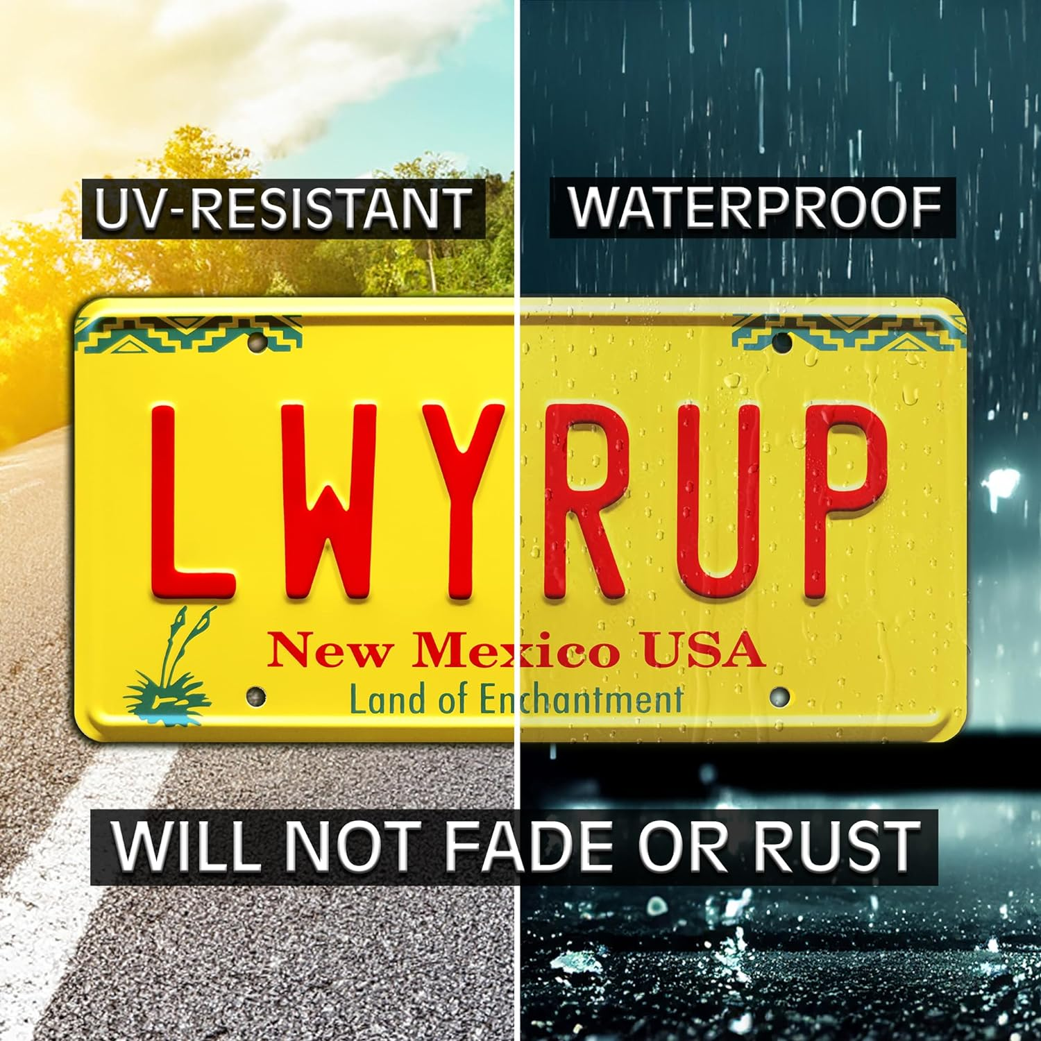 Breaking Bad | LWYRUP + the CAPN | Metal Stamped License Plates