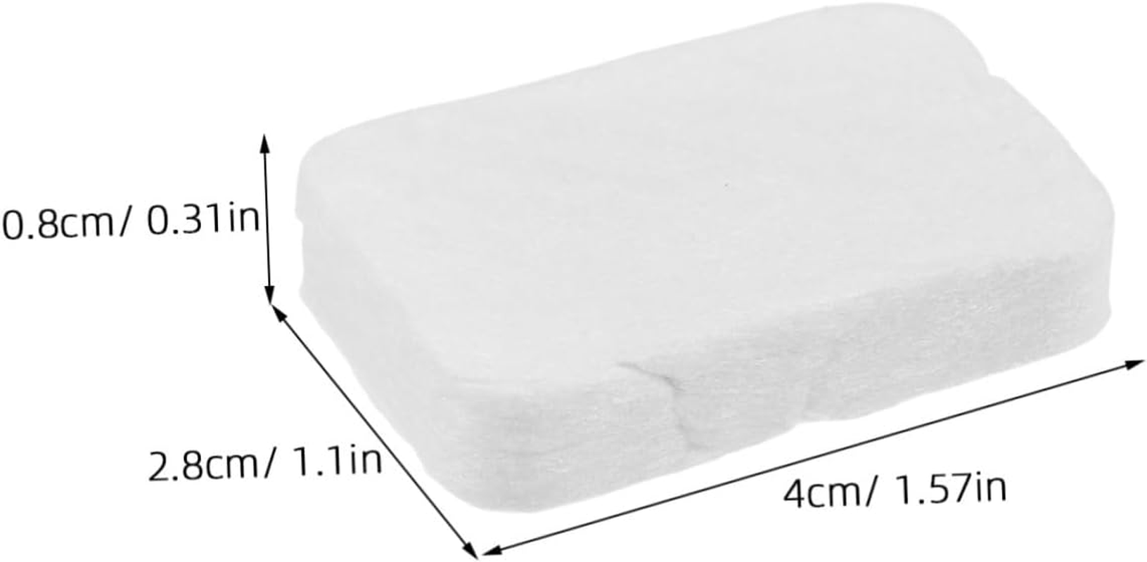 8Pcs Tattoo Artist Recommended Soft Thin Cotton Pads Lip Compressed for Face Toner Cleansing Removal image number 5