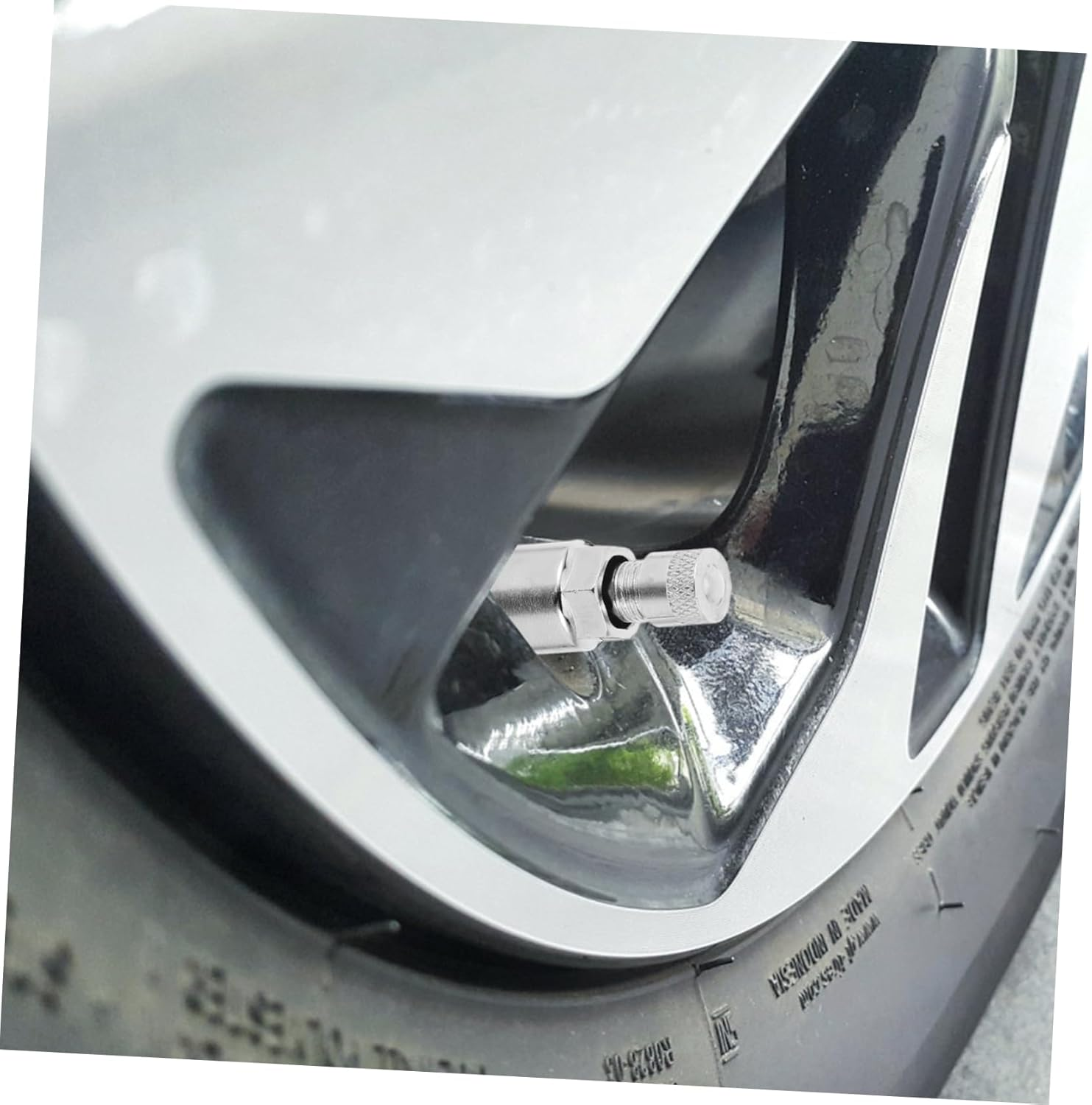 Car Tire Valve Stems Bolt-In Metal Tyre Valves Stems 10Pcs Set for Tubeless Wheels Automotive Replacement Parts Suitable for Cars and Motorbike Accessories image number 4