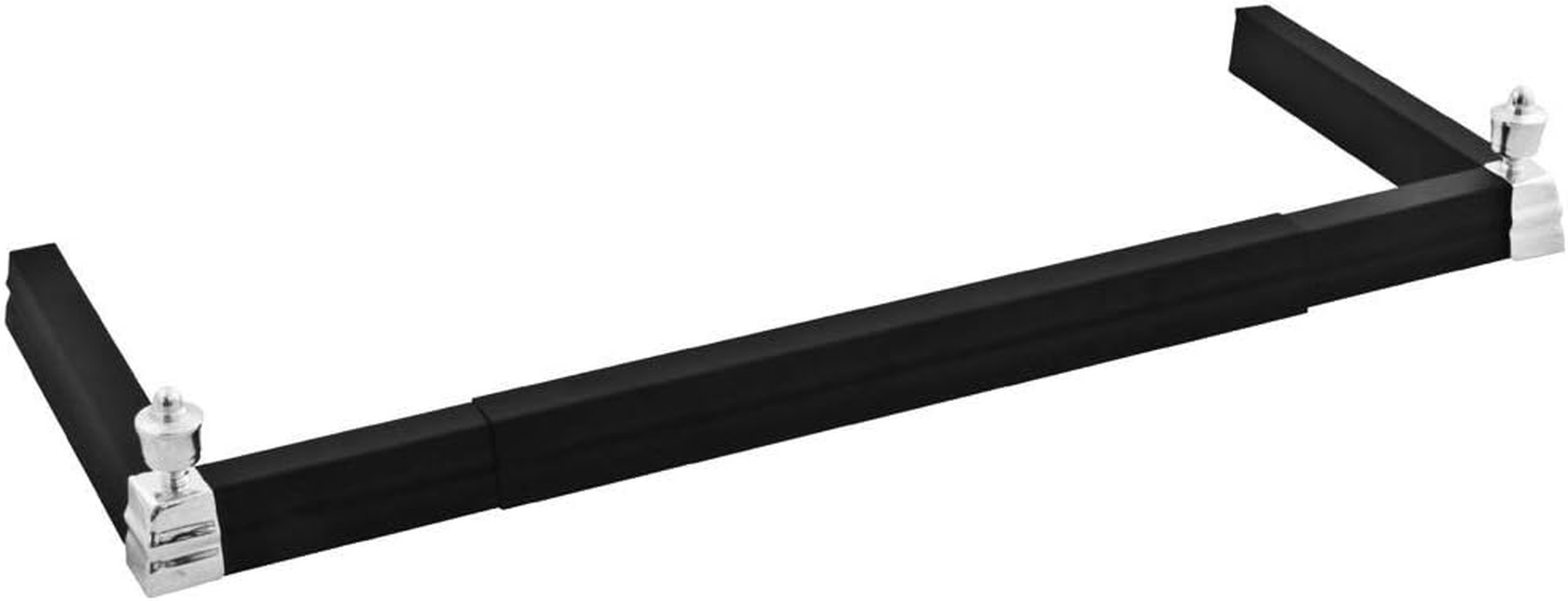 Fire Vida Adjustable Fire Fender, Black and Brushed Silver