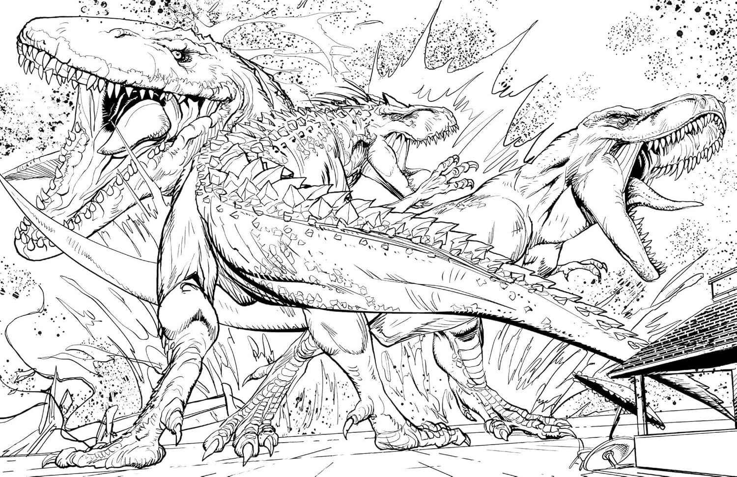 Jurassic World: the Official Coloring Book