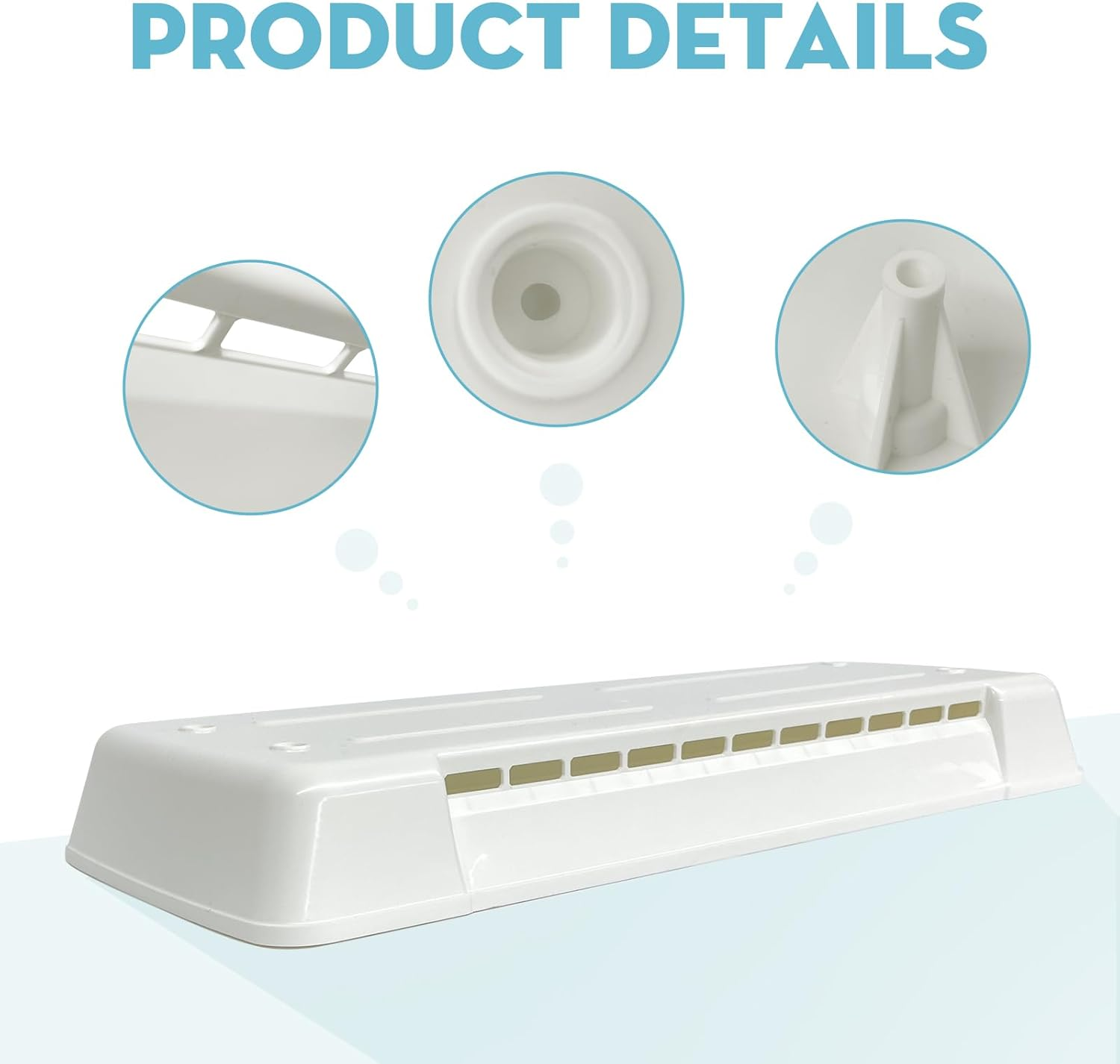 Earthtec 3103634.022 Rv Refrigerator Roof Vent Cover Replacement for Dometic Fridge Roof Vent Lid Cap image number 4