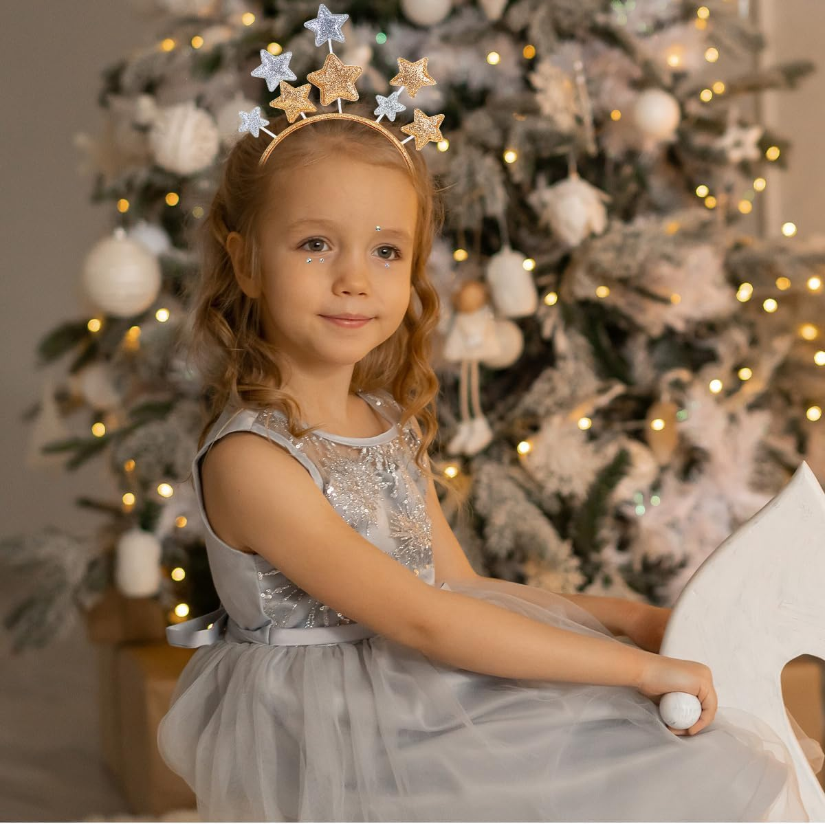 Girls Crystal Tiara Rhinestone Crown Gold, Carnival Hair Crown, Tiaras Hair Accessories, Handmade Hair Accessories, Hair Bands Jewellery Decoration for Women Girls image number 1