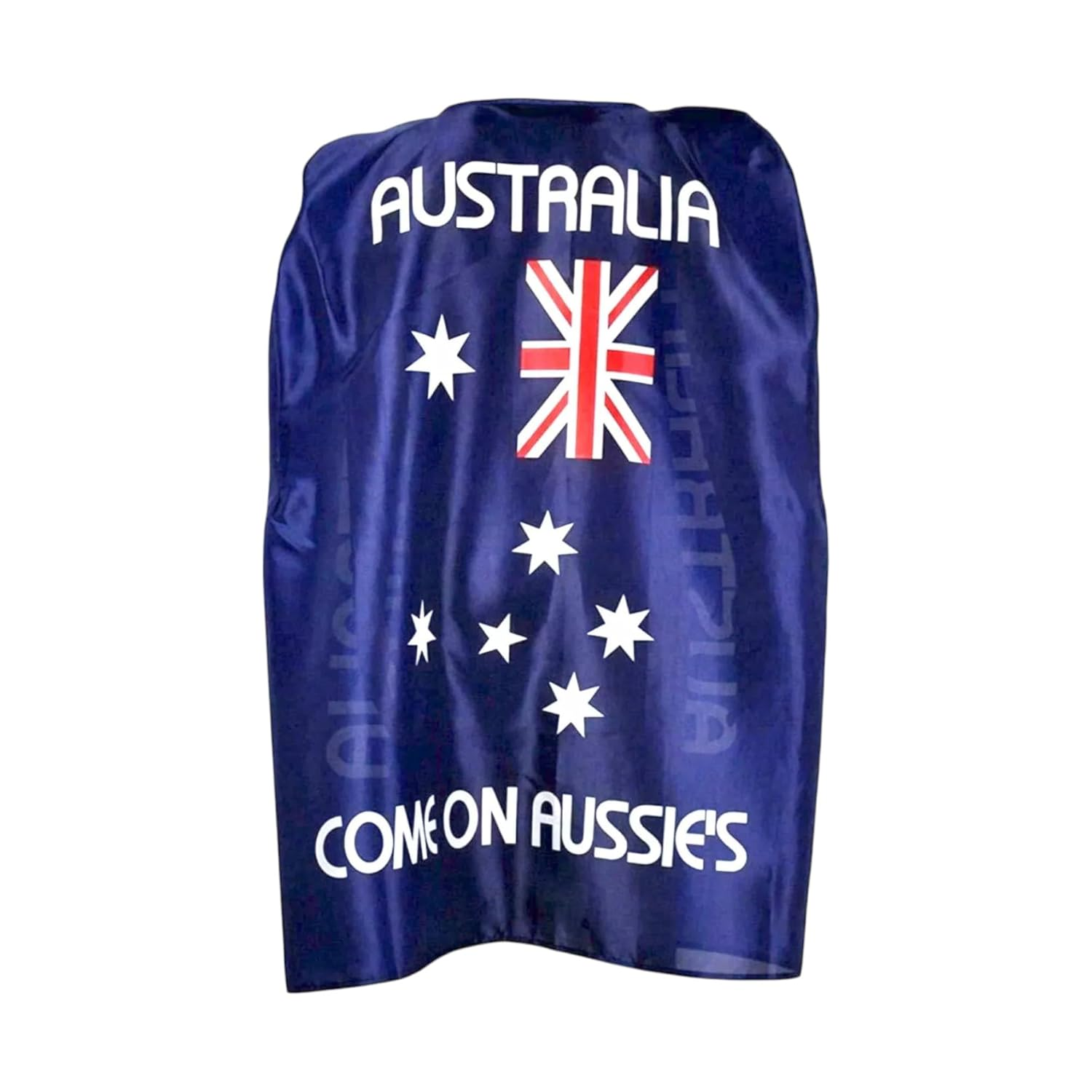 Australian Flag Cape &ndash; 100Cm Wearable National Flag Costume Accessory for Australia Day Celebrations (1) image number 1
