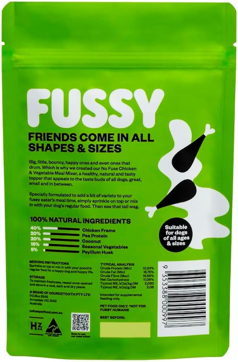 No Fuss Chook Meal Mixer Dog Food 60 G (Pack of 2) image number 4