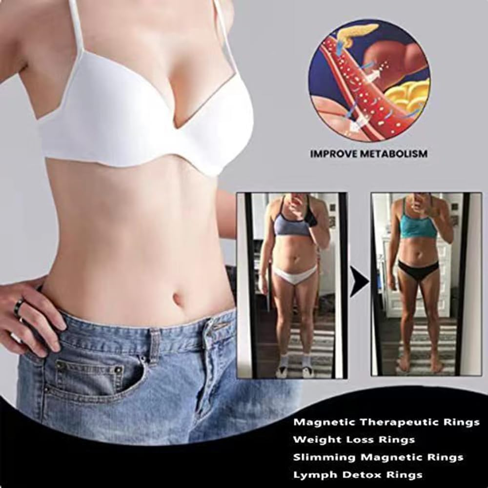 Olux Ring - Magnetic Weight Loss Ring for Women and Men, Acupressure Lymphatic Drainage Therapy image number 6