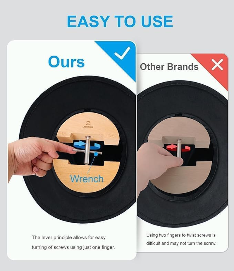 Hat Stretcher for Fitted Hats and Men Cowboy Hat - Jack Stretcher,The Screw with the Handle Is Easy to Stretch for All Types of Fitted Hats&hellip;