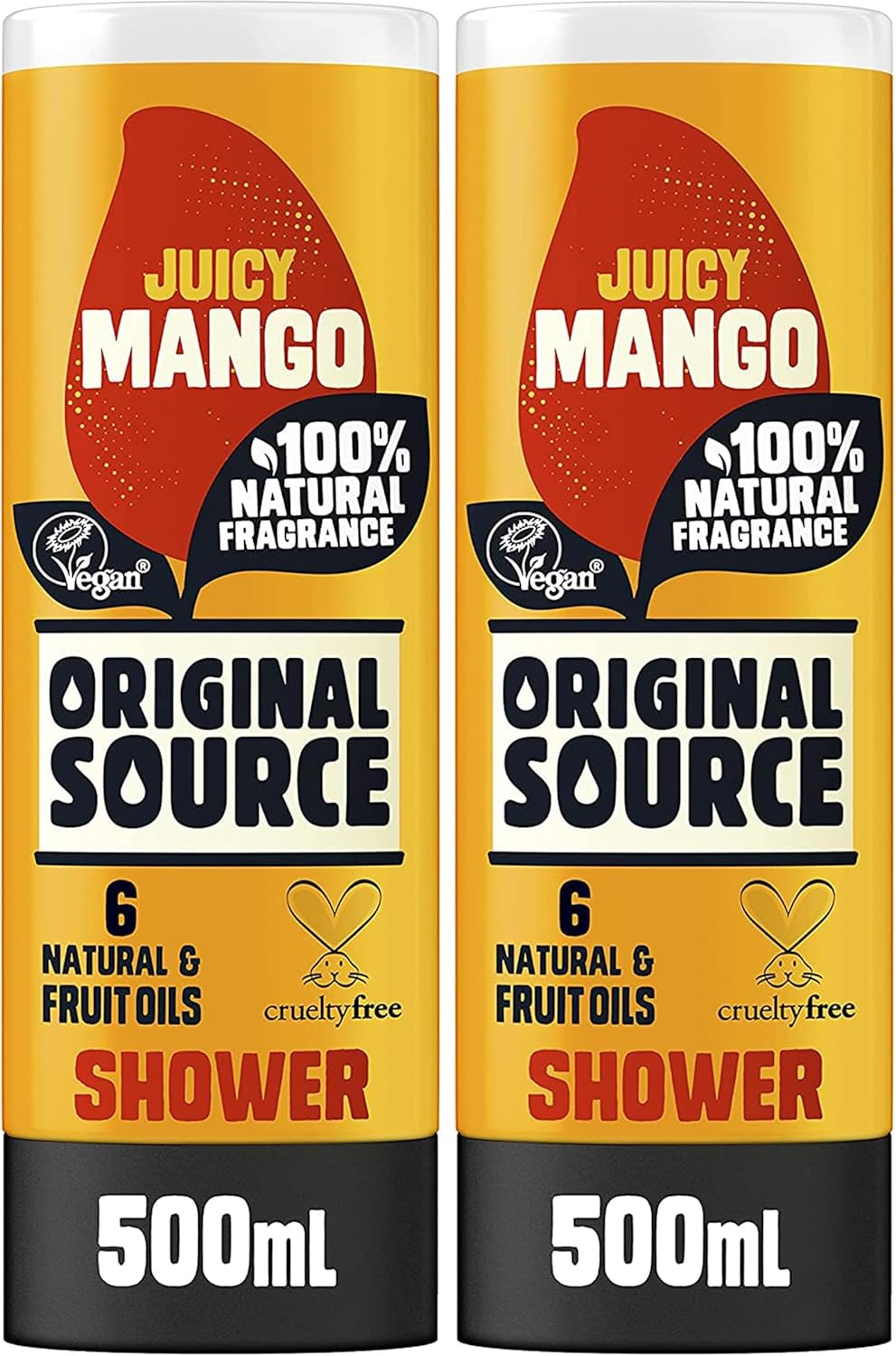 Original Source Mango Shower Gel, 500 Ml (Pack of 2) image number 2