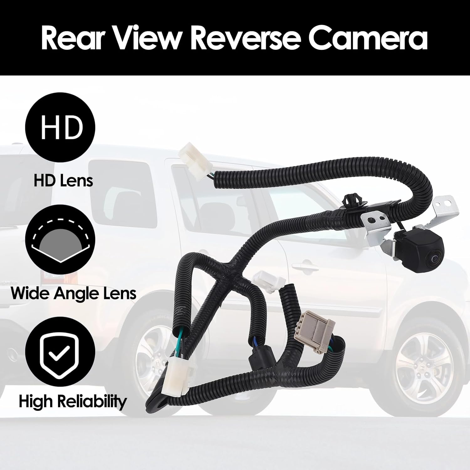 Generic Backup Camera for Pilot 2012 to 2015, Car Rear View Camera, Waterproof anti Fog Reverse, 39530SZAA01, 16606744 Parking Assist Replaces image number 2