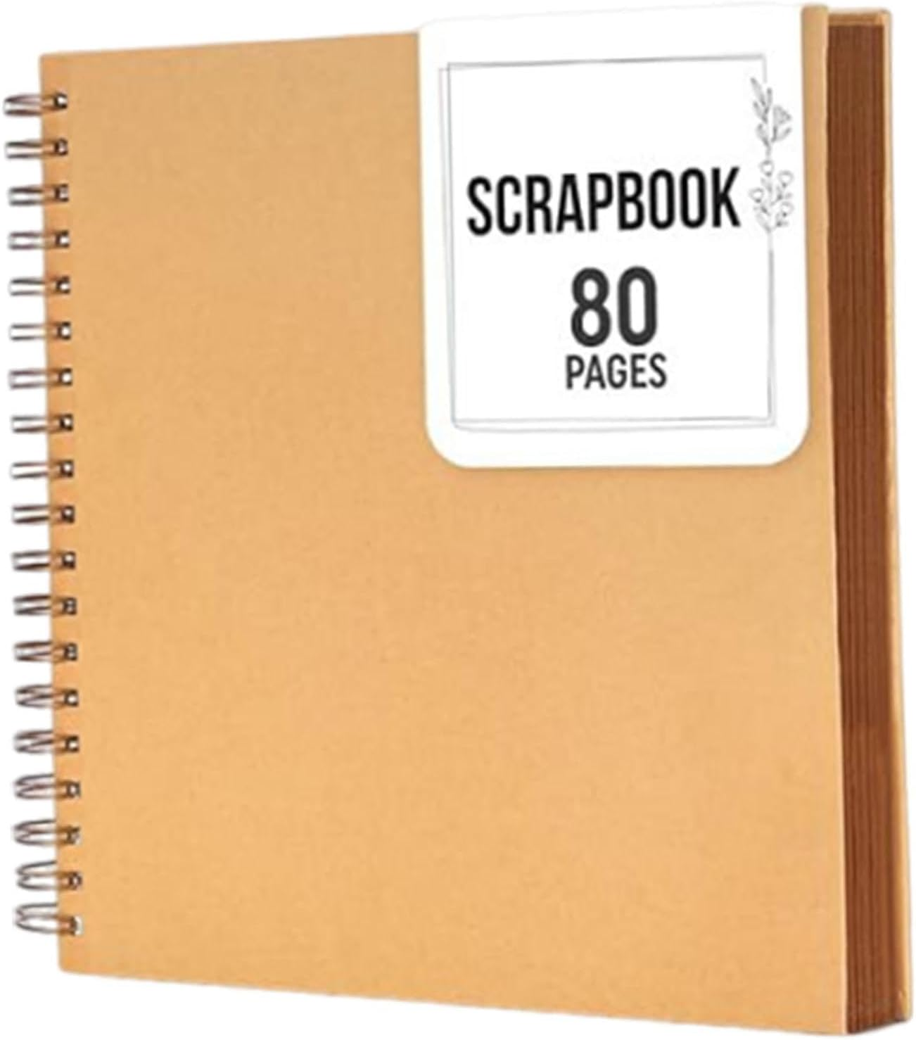 Photo Album Memory Book Travel Record Travel Memories Writing Craft Project Party Graduation Shower Scrapbook Album DIY, Brown