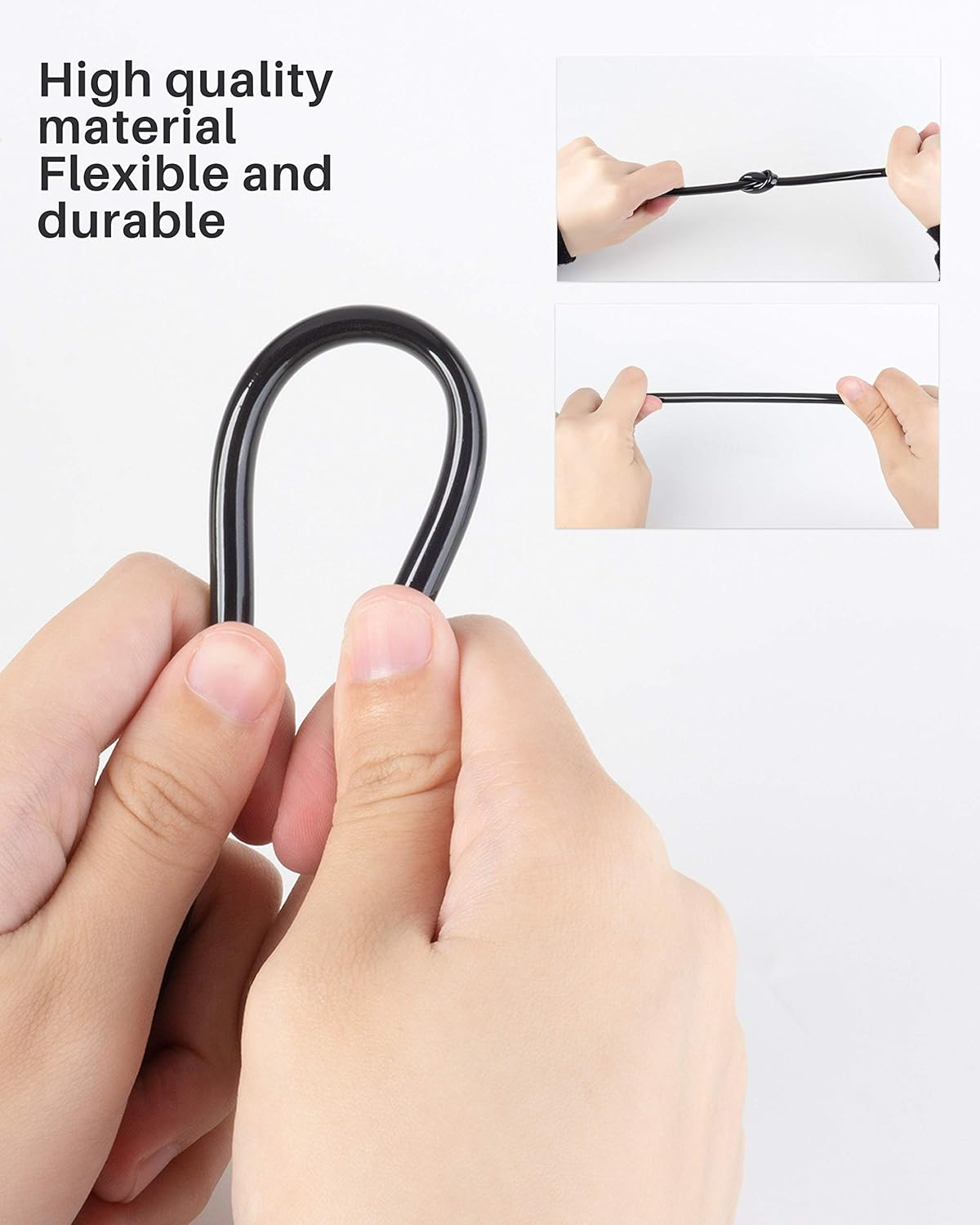 Mohern Drip Irrigation Tubing, 100 Feet 1/4 Inch Drip Line Irrigation Hose with 20 Pcs Drip Irrigation Parts, Drip Irrigation Kit By image number 1