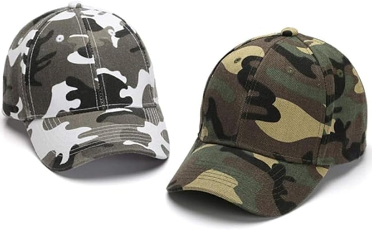 Jjiaolinin Men Women Camouflage Baseball Cap,Boys Camouflage Baseball Caps Camo Casual Camo Baseball Cap Mens Boys Army Camouflage Baseball Cap for Outdoor Camping Fishing Hip Hop Sports image number 3