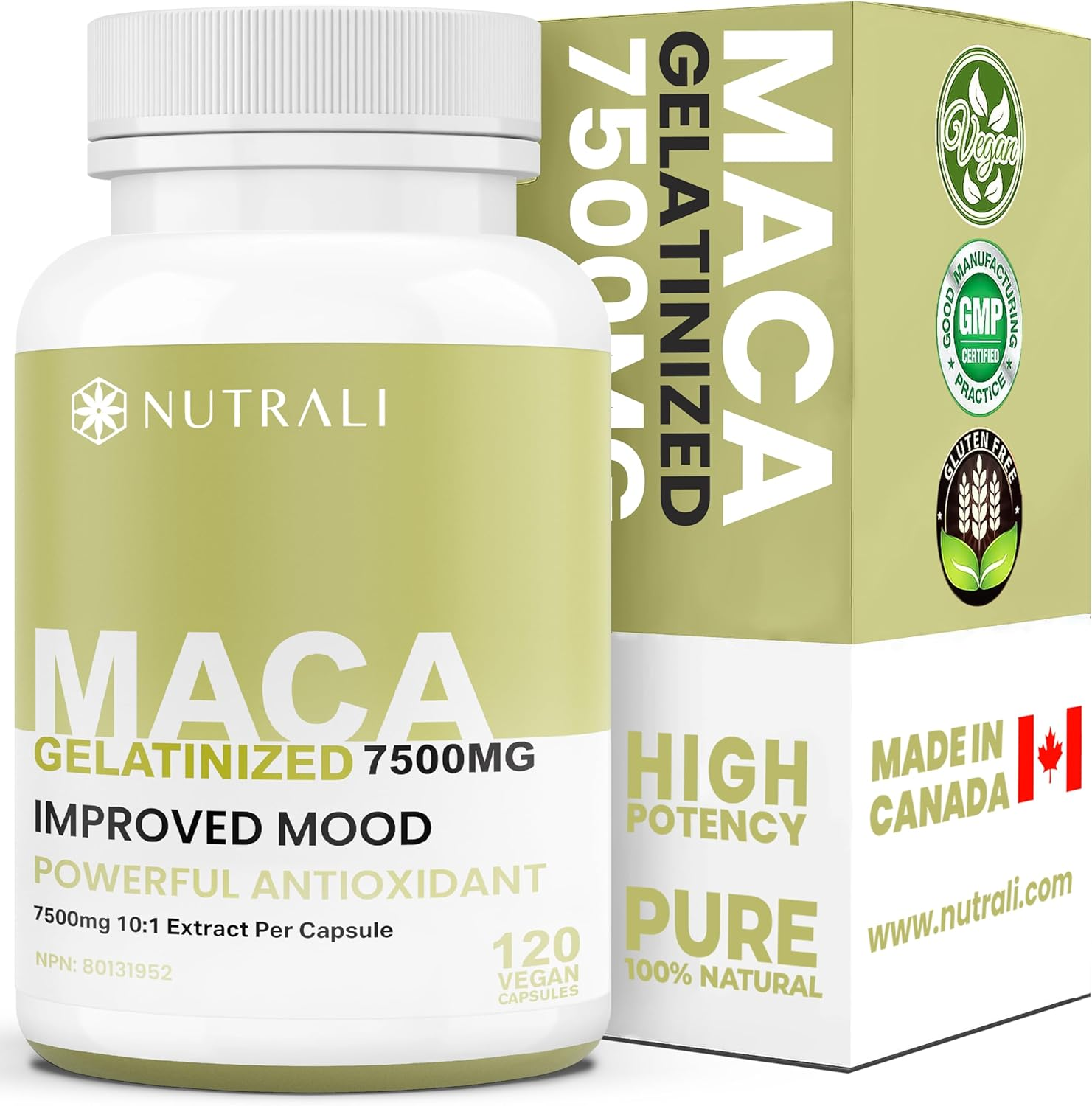 New HIGHEST POTENCY GELATINIZED MACA 750Mg Capsules, Increased Energy, Mood Balance, Maca Supplement for Women and Men, Non-Gmo, Vegan, Gluten Free. 120 Capsules. image number 6