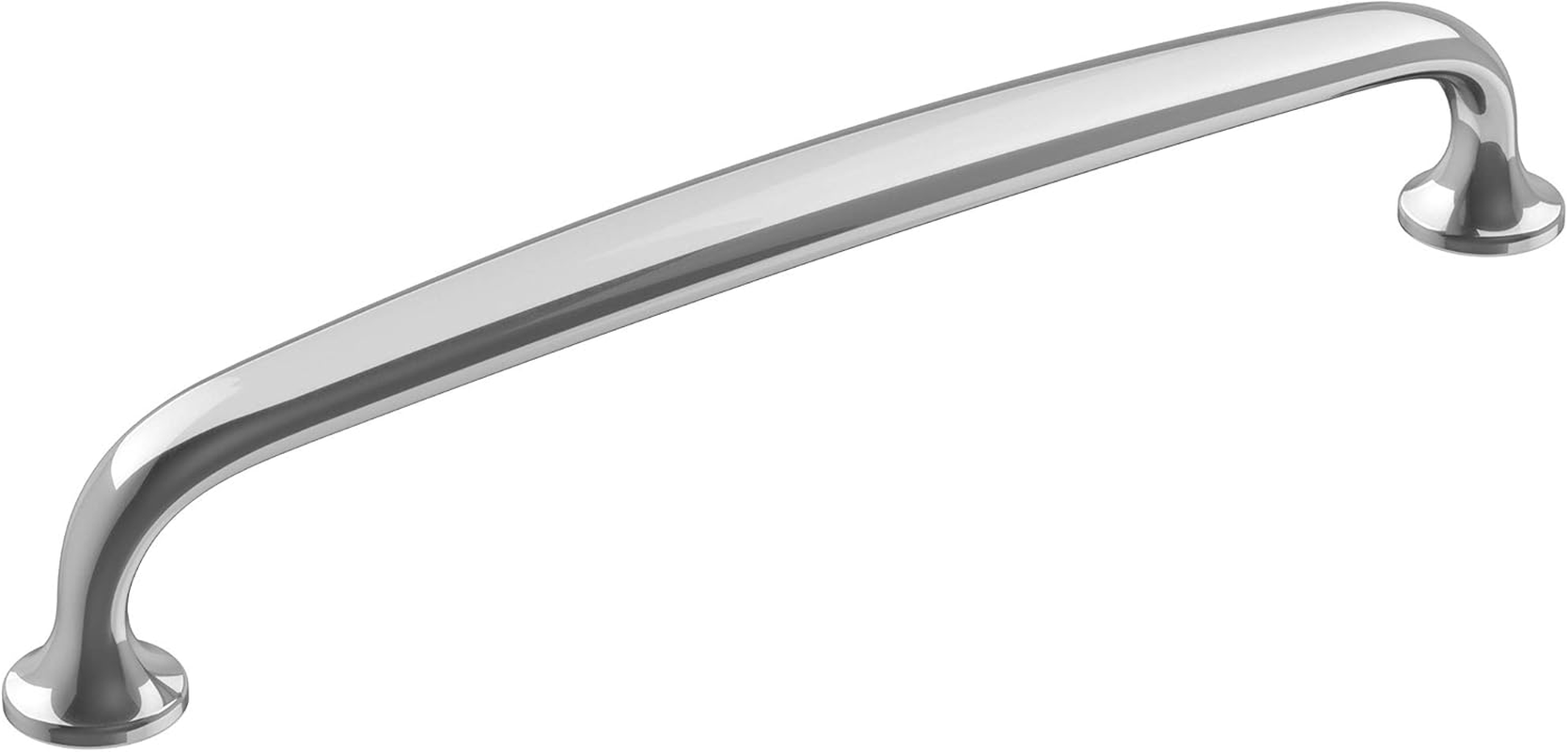 Amerock | Cabinet Pull | Satin Nickel | 6-5/16 Inch (160 Mm) Center-To-Center | Renown | 1 Pack | Drawer Pull | Cabinet Handle | Cabinet Hardware
