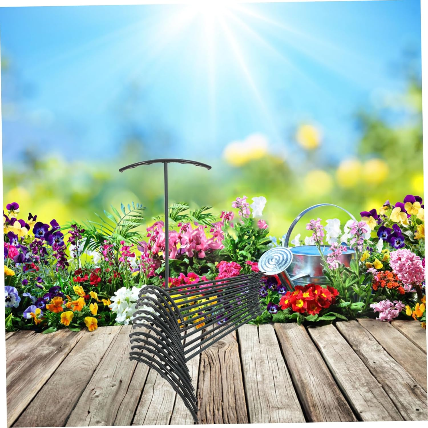 Parliky Flower Support Stakes Plastic Garden Stakes for Plants Support Clips Versatile Plant for Outdoor Indoor Gardening image number 4