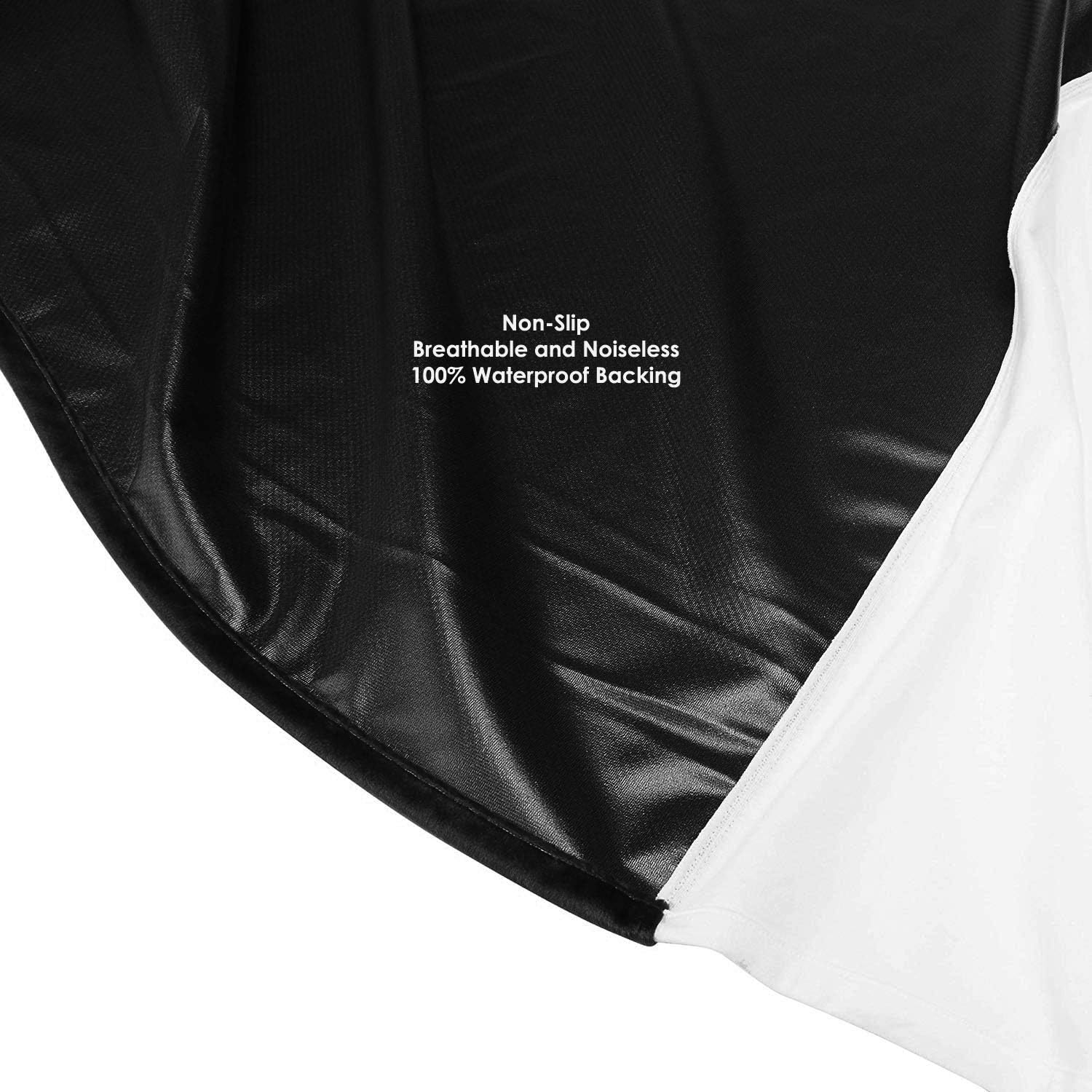 Cycleliners Period Bed Sheets Protector - Waterproof, Leakproof, Reusable, and Washable Menstrual Bed Pad (Queen, Black) image number 1