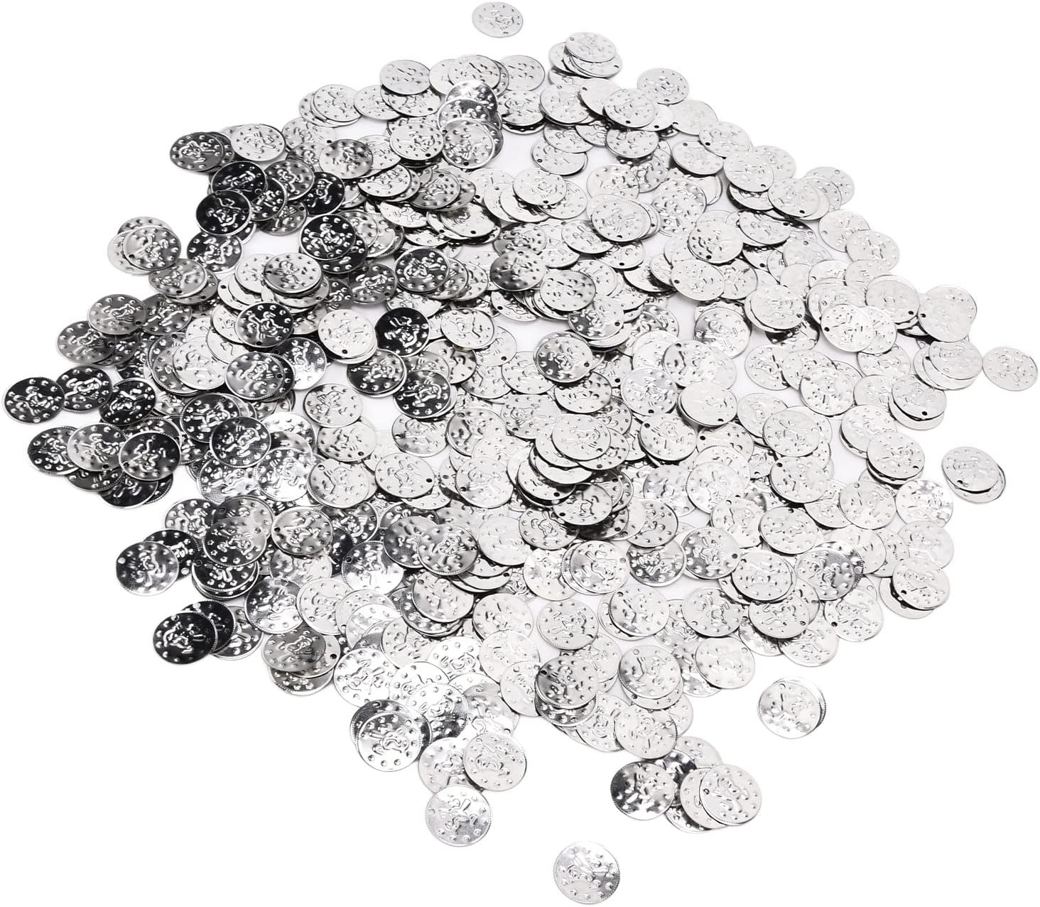 2000Pcs Belly Dance Coins, Belly Dance Costume Coins, Exquisite Sequins Pendants for DIY Costume, Waist Chains, Clothing Accessories (Gold (Bird Coin))