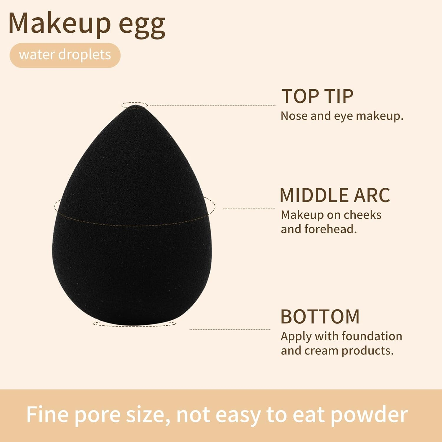 Makeup Brushes 11 Pcs Easy-Taken Travel Makeup Brush Set Foundation Eye Shadows Blush Face Powder Concealer Mini Make up Brushes with Case（Black Gold） image number 5