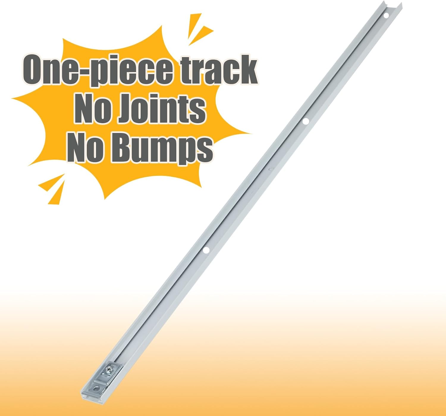 Bifold Closet Door Hardware Kit with 72" Tracks (2 &times; 36"), Lashow Complete Set for 4 Doors with Brackets, Pivots & Guide Wheels, for Bi-Fold Closet Door Hardware Used. image number 1