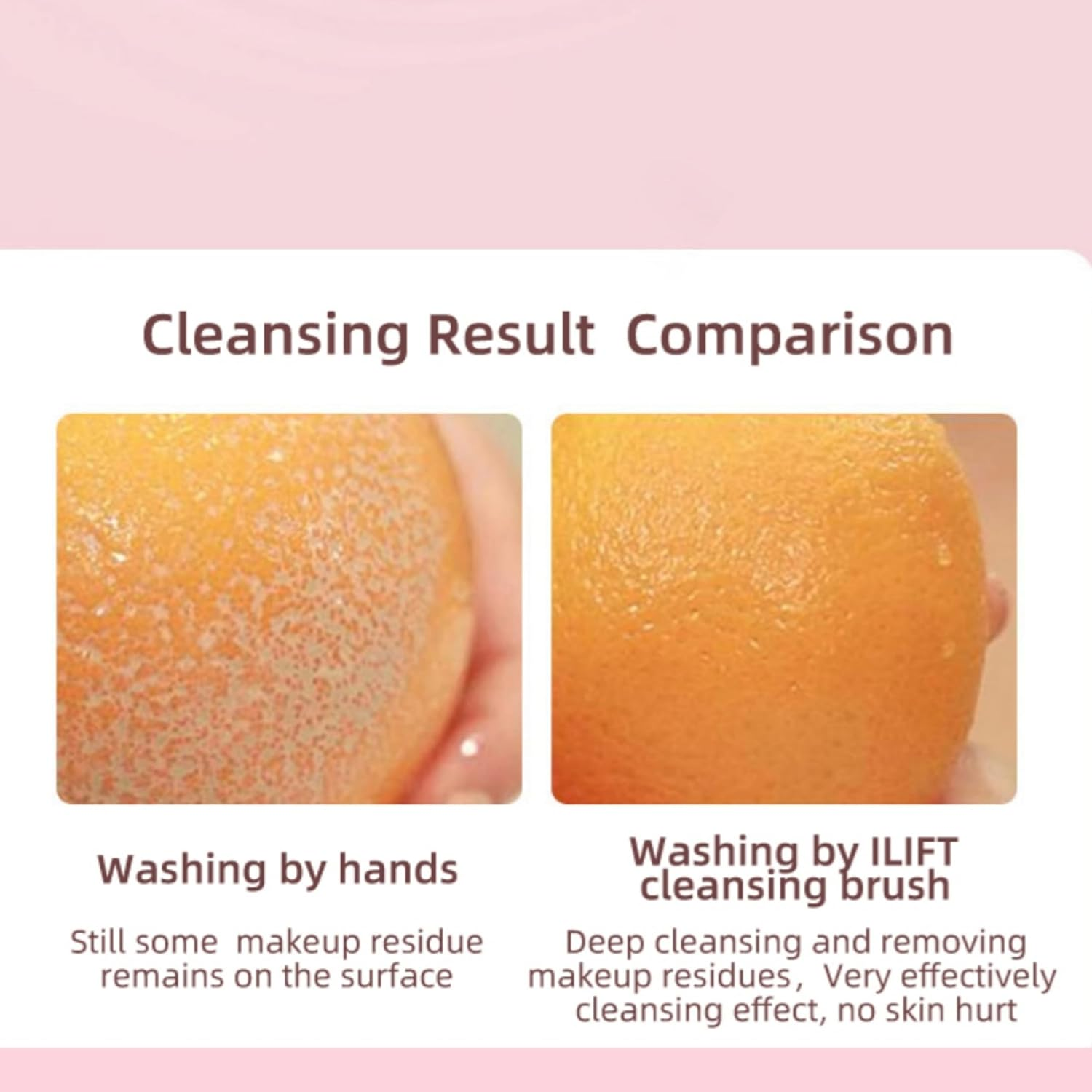 DOCOCO Facial Cleansing Brush, Face Scrubber, IPX6 Clean Exfoliate Massage Skin, 3 Replaceable Heads image number 4