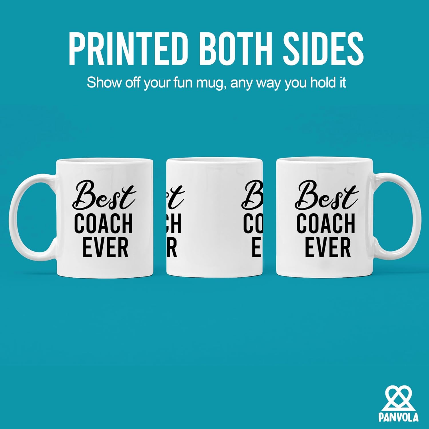 Best Coach Ever Coach Gifts Sports Gym Instructor Trainor Teacher Team Manager Mentor for Birthdays Valentines Appreciation Drinkware Ceramic Coffee Mug 11 Oz White image number 2