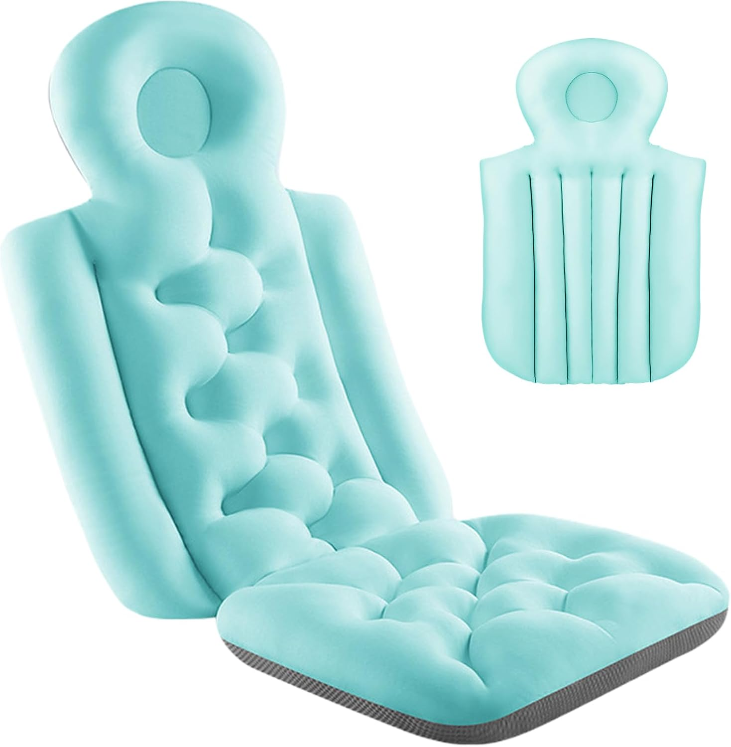 Full Body Bath Cushion Back Cushion 93 X 40 Cm Thick Full Body Bath Cushion Mat Cushion for Bathtub Headrest Neck Shoulder Supports Relaxation Spa for Immersion in the Bath image number 2