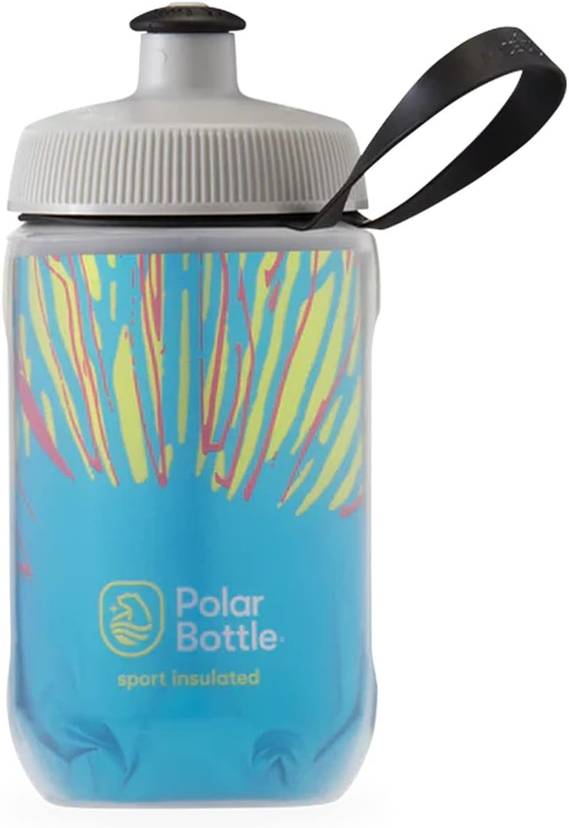 Polar Bottle Kids Insulated Water Bottle - Bpa-Free, Sport & Bike Squeeze Bottle with Handle