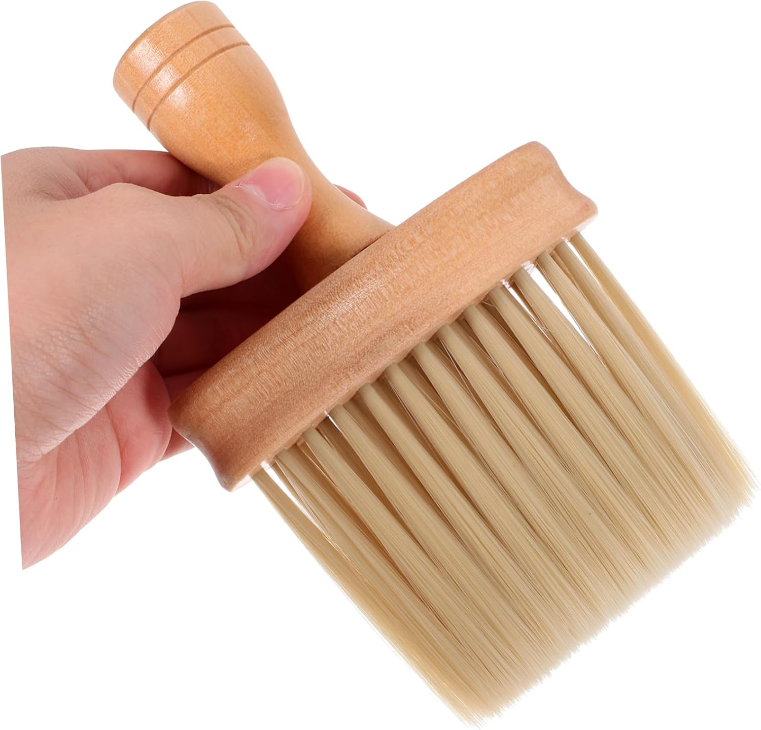 ERINGOGO Hairdressing Neck Duster Brush Set Soft Bristle Haircutting Brush for Salon and Barber for Professional Grooming and Neckline Cleanup image number 6