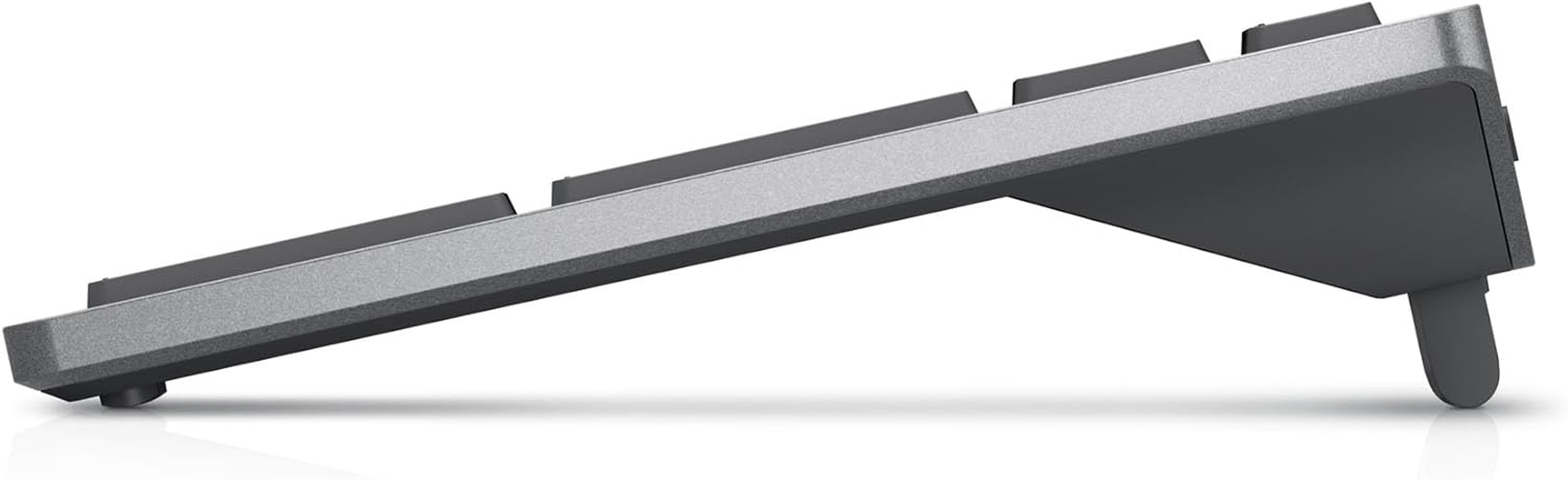 Dell Wireless Keyboard - KB740, Titan Grey, Full-Size, QWERTY US, Scissor Keys, (2.4 Ghz & Bluetooth 5.0), up to 36 Months Runtime &ndash; Long-Lasting Battery, Elevated Typing image number 1