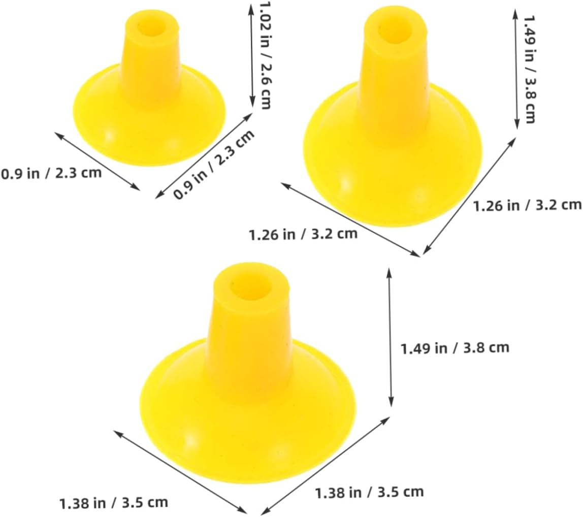 SOLUSTRE 3Pcs Automotive Valve Grinders Suction Plates for Car Engine Maintenance Heavy-Duty Compact Repair Tool Efficient Grinding for Auto Valves