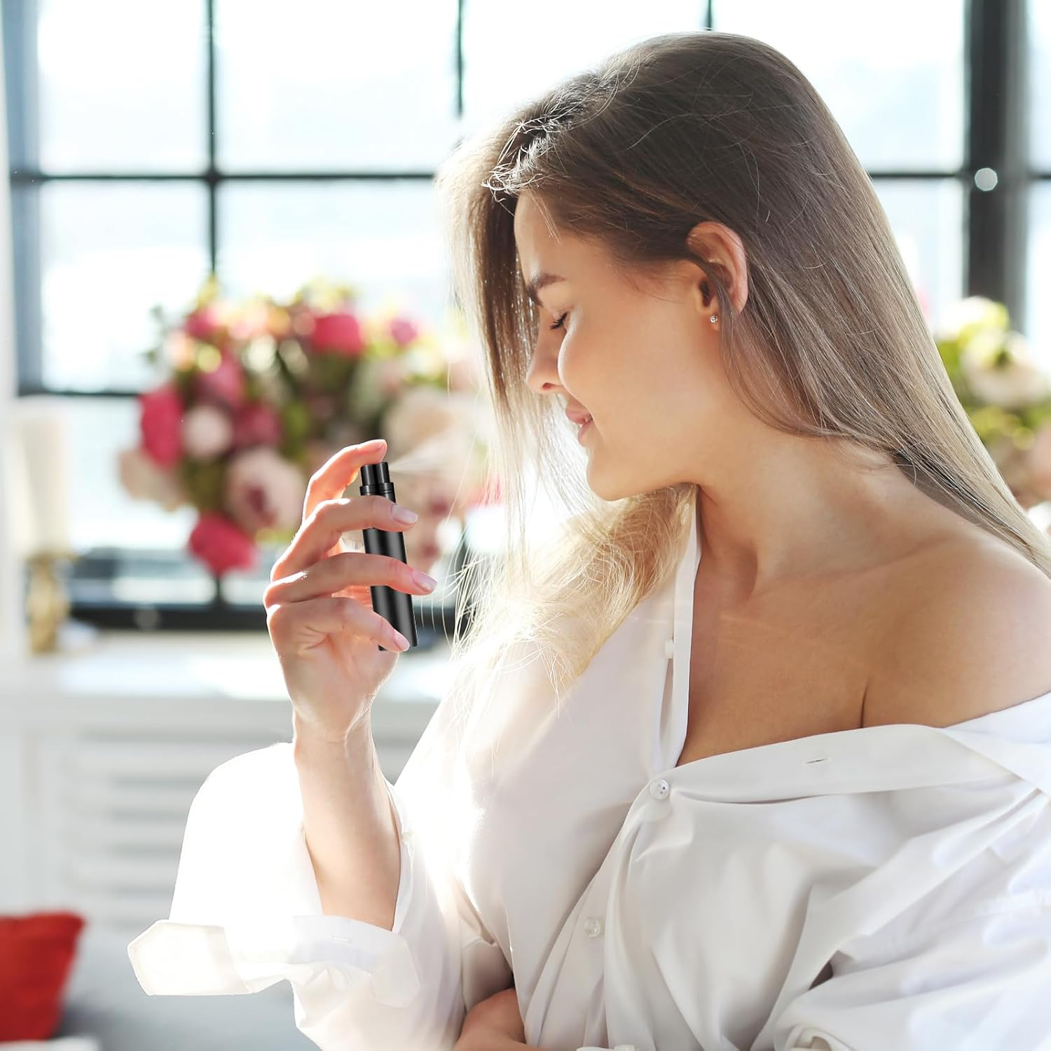 Leikedun Perfume Atomizer Refillable 5Ml Perfume Bottle Portable Perfume Bottle Bag Perfume Atomizer Empty Travel Perfume Atomizer for Travel Pack of 2 image number 1