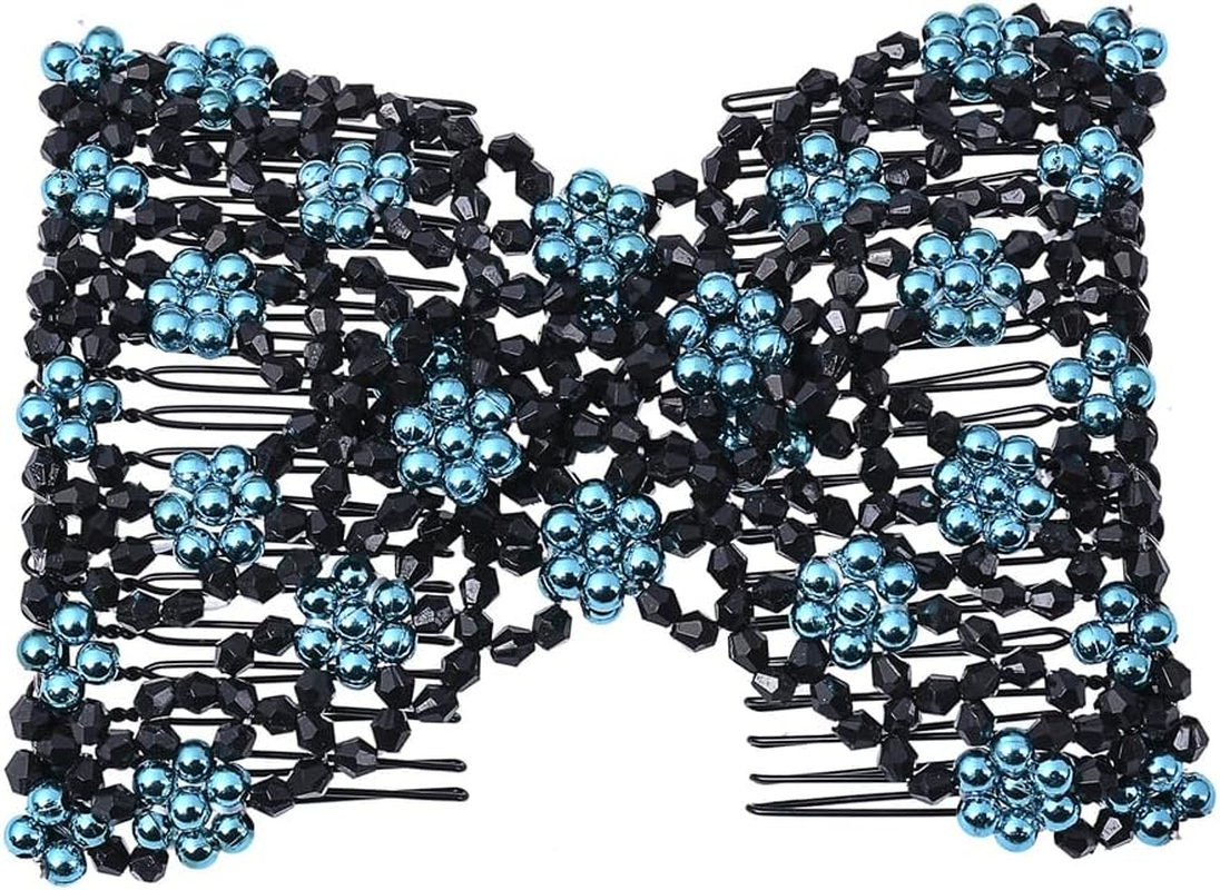 Casualfashion Magic Easy Combs Double Stretching Combs, Thick and Thin Hair, Hair Accessory for Popular Hairstyles, Pack of 6 image number 1