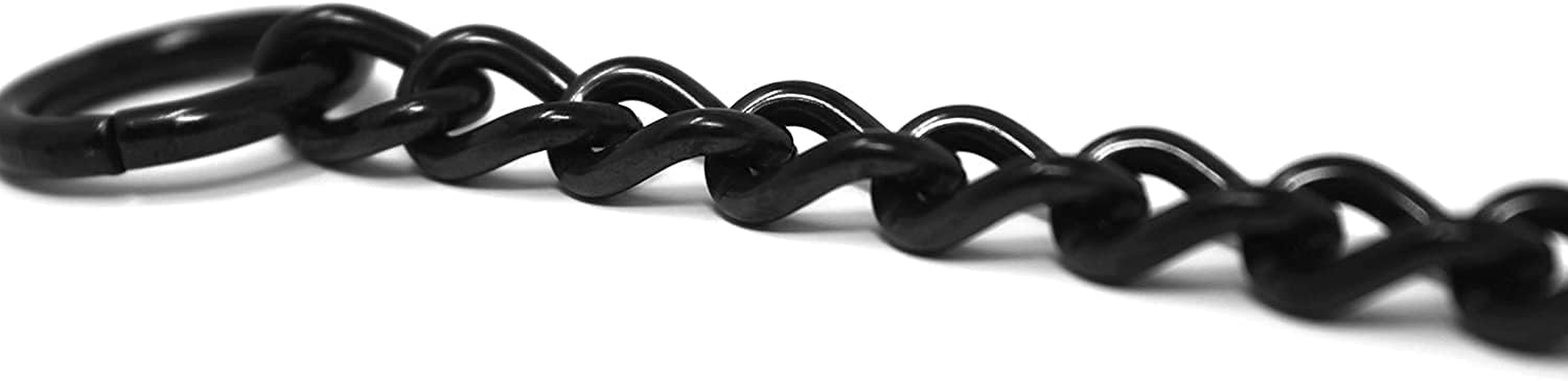 Herm Sprenger Black Stainless Steel Choke Dog Training Collar with a Training Clicker No-Pull Slip Chain for Small Medium Large Dogs for Easy Control Chain Collar Made in Germany 3Mm 60In (24Cm) image number 4