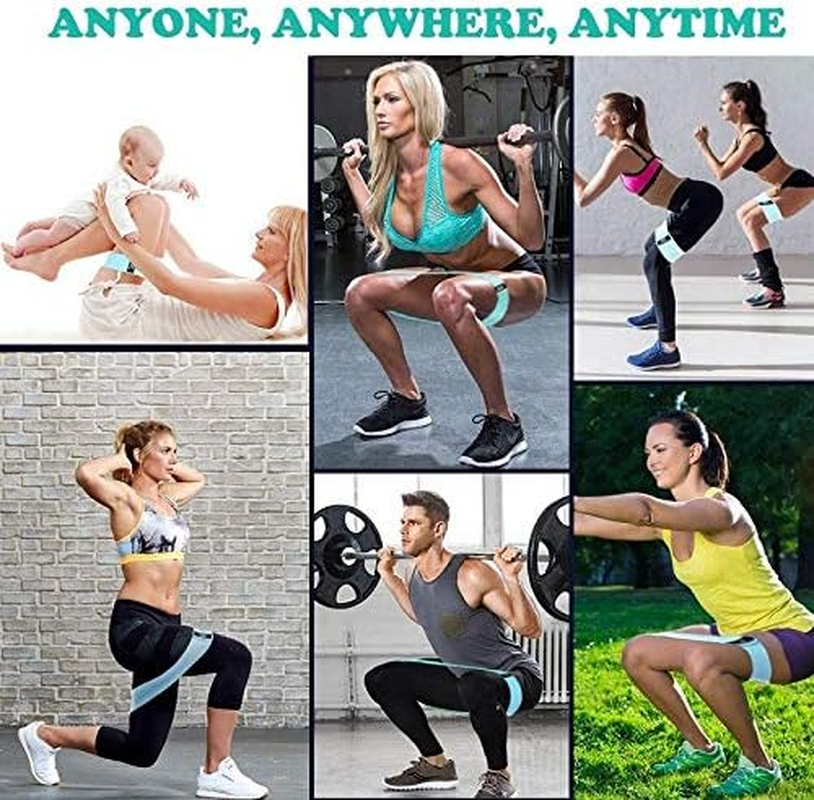 Boolavard Glute Fabric Resistance Hip Band for Legs and Butt Fabric Booty Bands for Women Men Exercise Heavy Thick Cloth Squat Band Circle image number 4