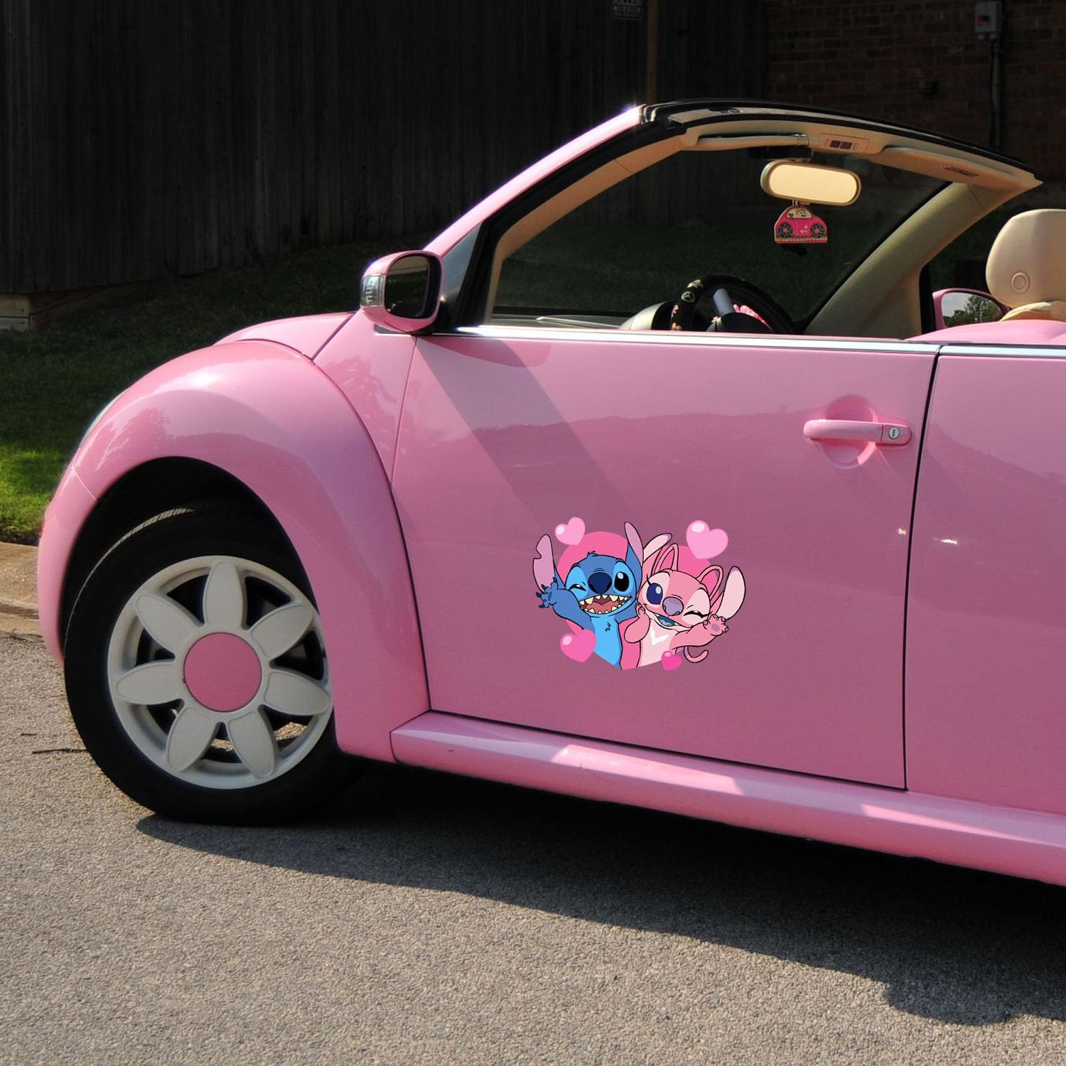 Stitch Angel Cute Cartoon Vinyl Decal Sticker for Car/Truck/Laptop (C) image number 1