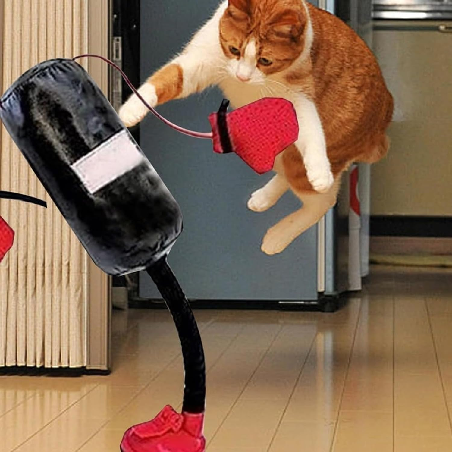 Cat Punching Bag Toy, Mini Boxing Punching Bag Cat Toy, Interactive Kitten Toys Punching Bag, Cat Boxing Gloves Toy, Cat Boxing Toy, Punching Bag Play Gym for Kittyweight Champions /1046 image number 2