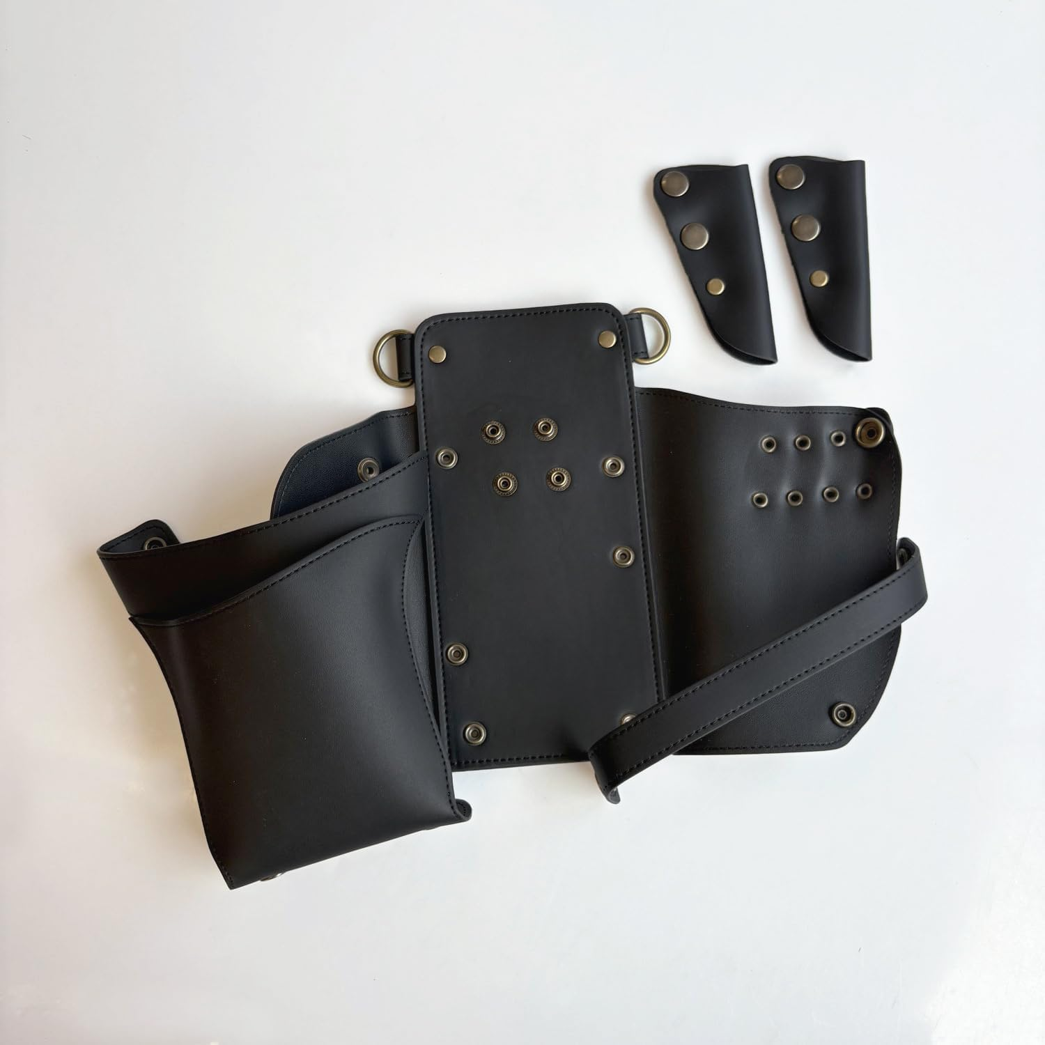 Deeds 4-6 Scissor Case Siena Black Antique Gold Hardware S-419 image number 2