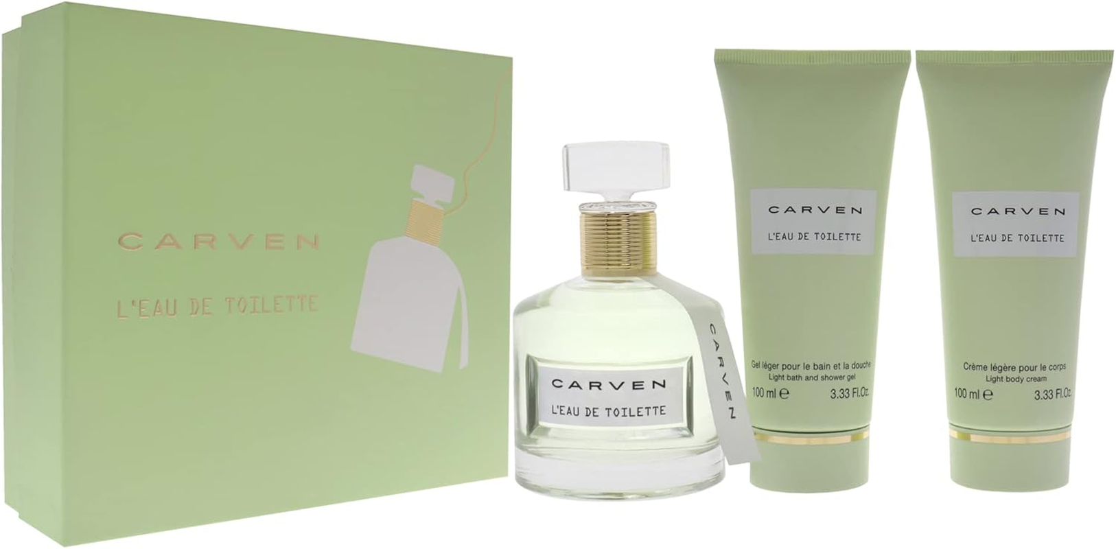 CARVEN L'Eau De Toilette Gift Set for Women 3 Pc