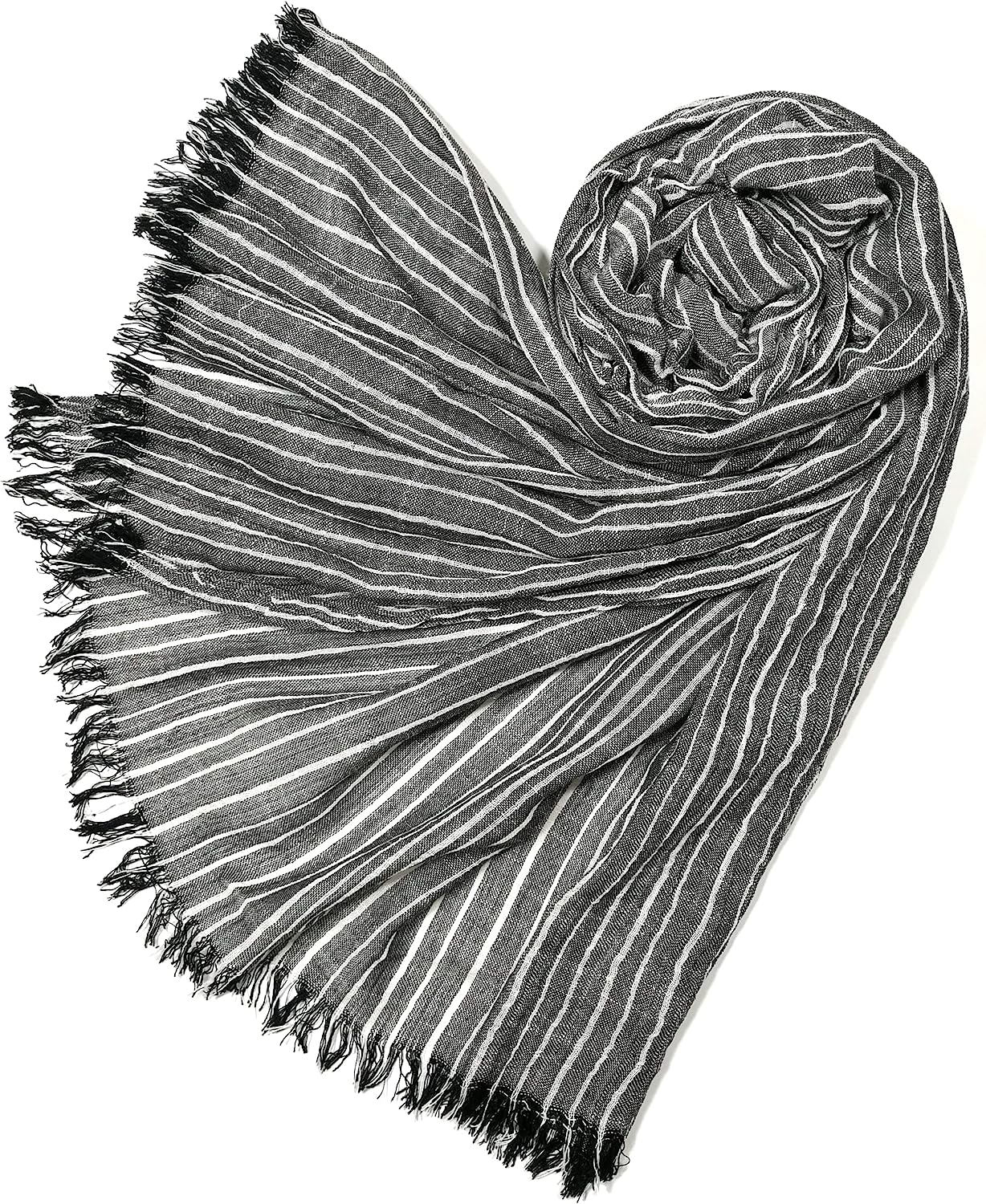 Shanlin Unisex Cotton-Linen Scarves for Men and Women - 3Clr-Beige-Gw image number 7