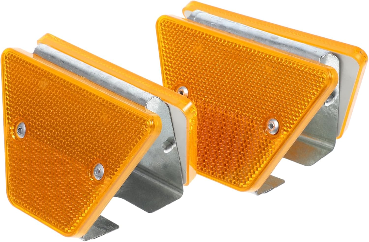 2Pcs Road Guardrail Delineators Reflective Markers for High Visibility Traffic Safety