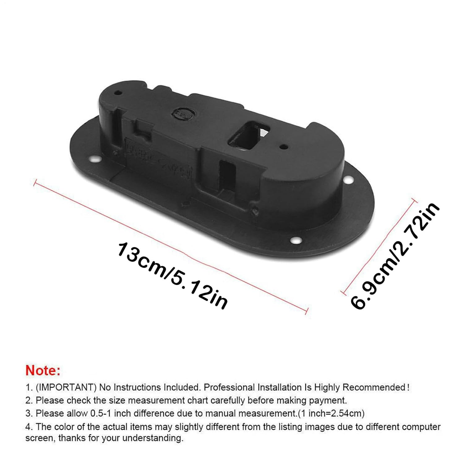 Hood Pin Kit - Flush Mounted Hood Pins,Quick Release Lock Fasteners Spacers Cover for Bumper Engine Bonnet Plate Truck Automotive image number 4