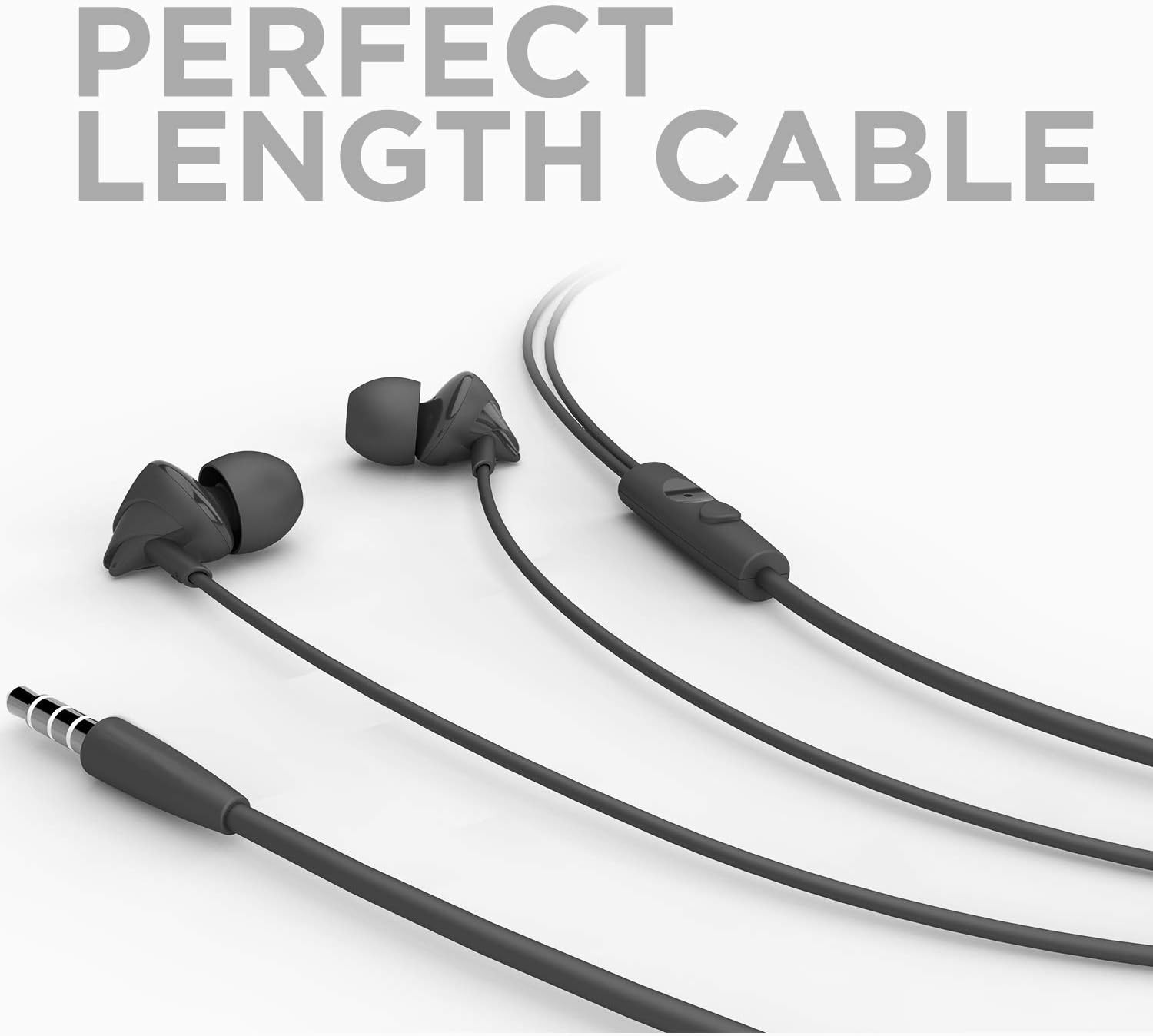 Boat Bassheads 100 In-Ear Headphones with Mic (Black) image number 4