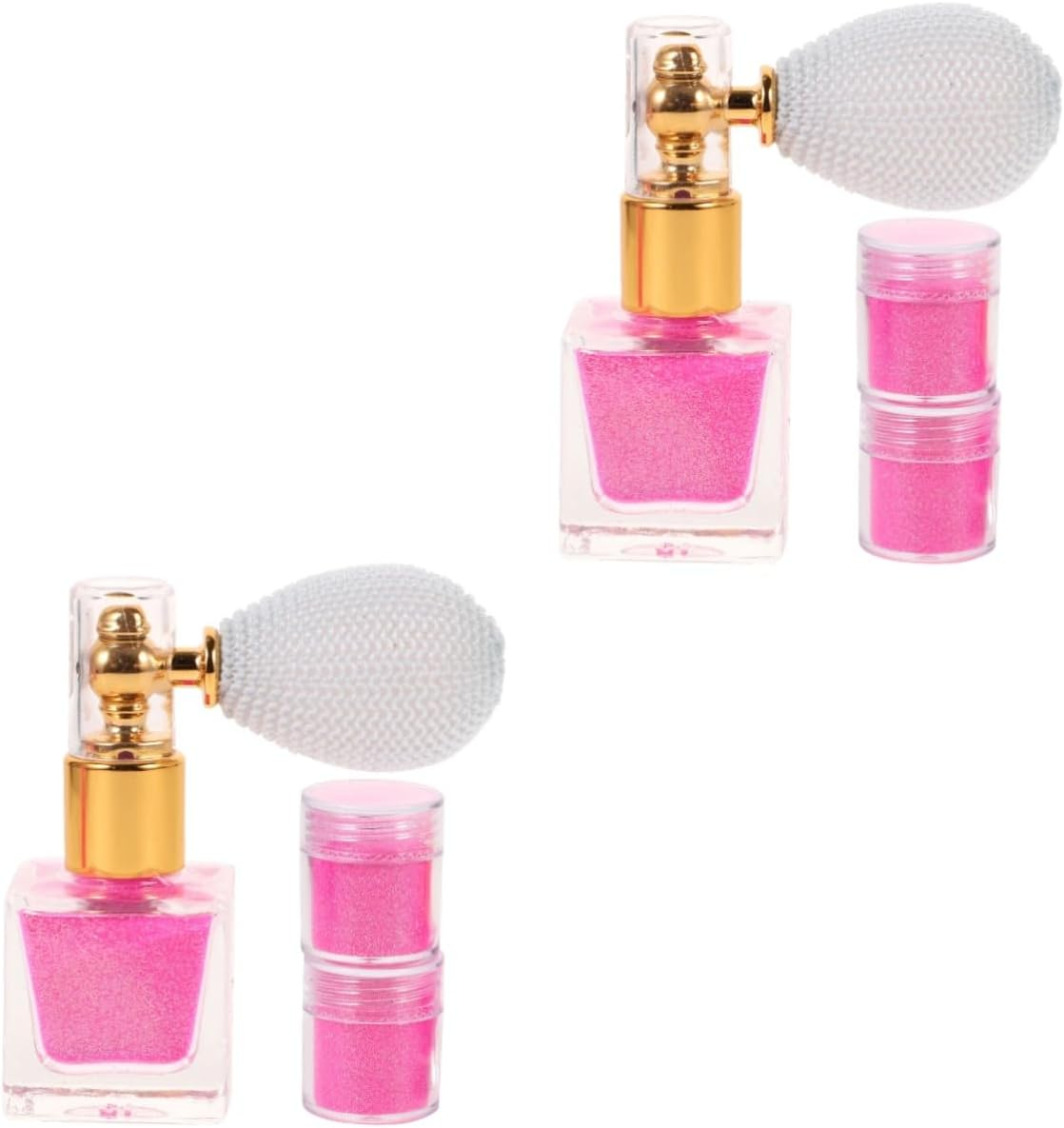 TOVINANNA 3 Sets Body Glitter Spray Makeup Shimmer Powder for Hair and Nail Glitter for Makeup and Shimmer Effects