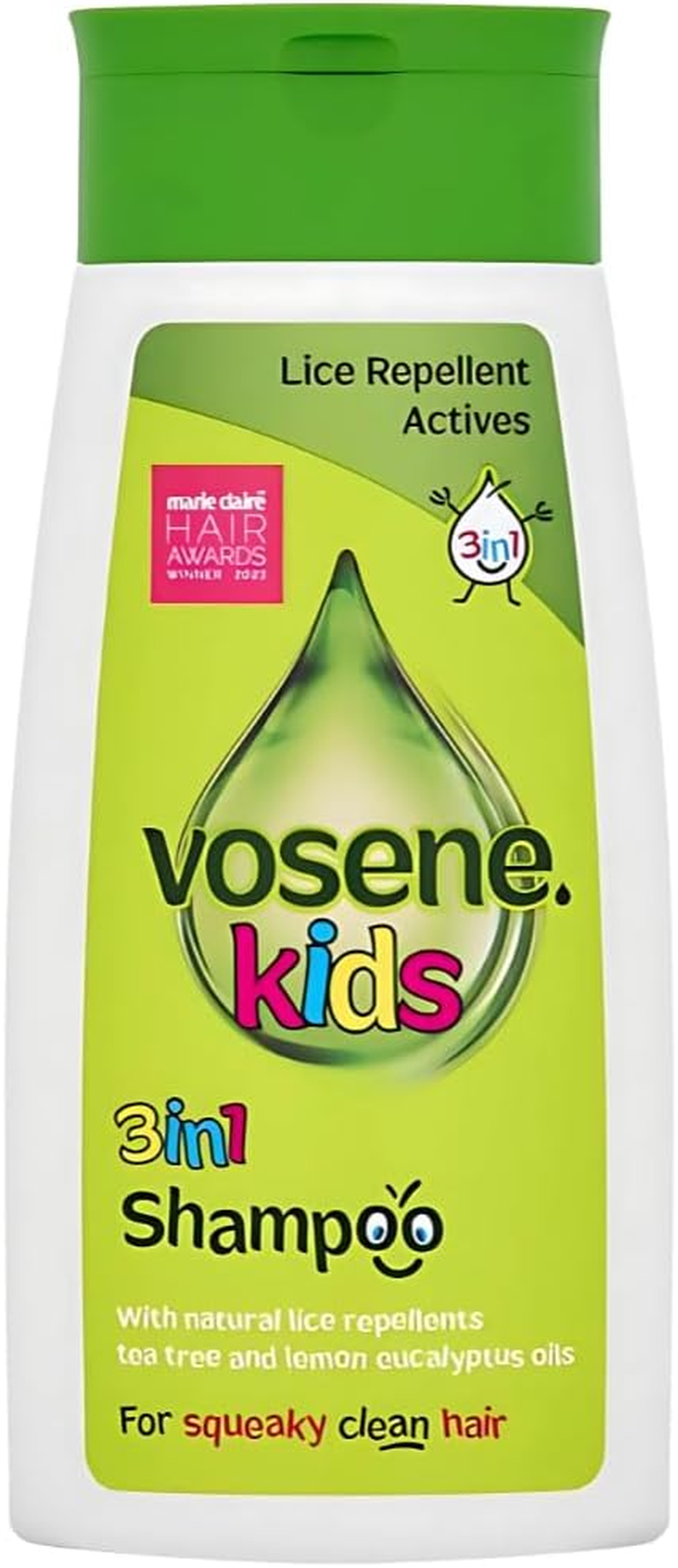 Vosene Kids 3In1 Conditioning Shampoo with Head Lice Repellent (250Ml) - Pack of 2 by Vosene image number 1
