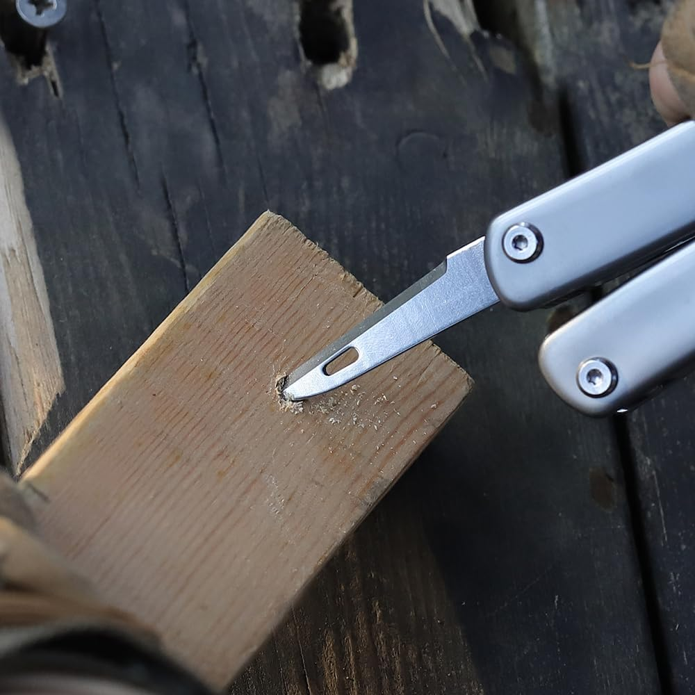 Roxon FT11 Build Your Own Multitool Accessories for Flex Multitool (3 Piece Set Including Bottle Opener + Slotted Screwdriver & Can Opener & Awl + Threader) Interchangeable Tools image number 1