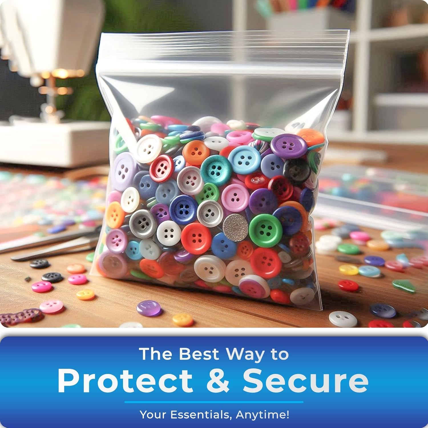 Ozchillon 100 to 500Pcs Bulk Resealable Zip Lock Bags &ndash; Clear Plastic Packaging Pouches for Jewellery, Food, Parts, Lollies &ndash; Multiple Sizes & Thicknesses (500, 9X13Cm) image number 5