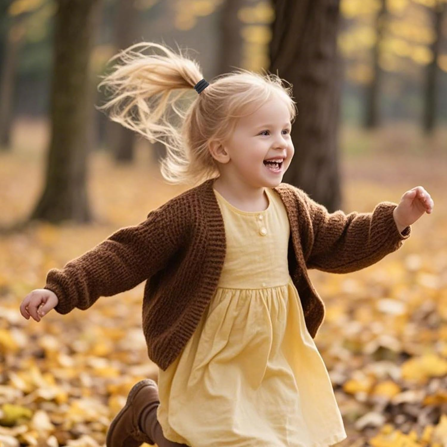 Bumlofa Pack of 200 Minimalist Monochrome Hair Bobbles Plain Hair Accessories Essence Ideal for Hair Bobbles Girls & Hair Scrunchies Women image number 1